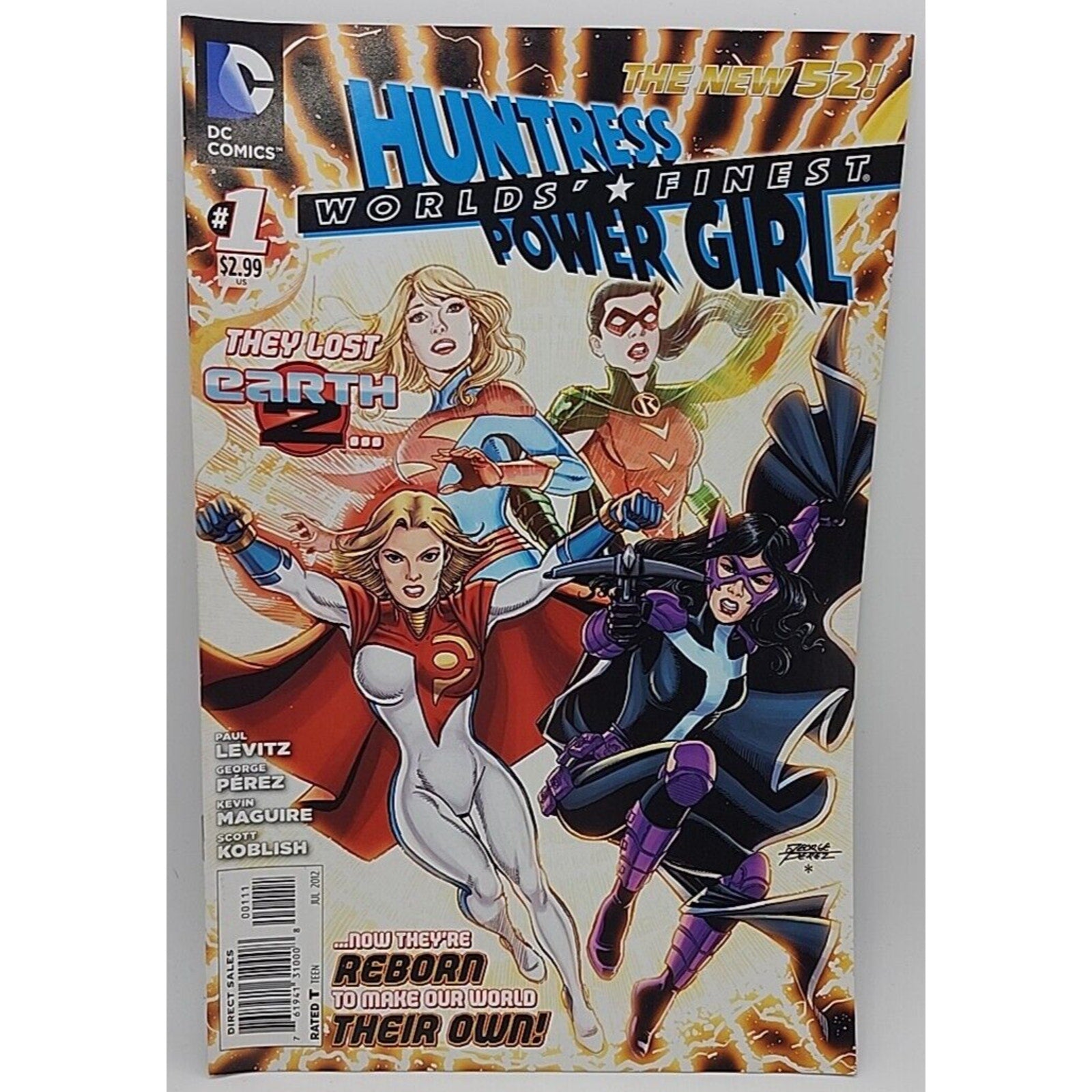 DC Comics - The New 52 - #1 Huntress Worlds' Finest Power Girl...