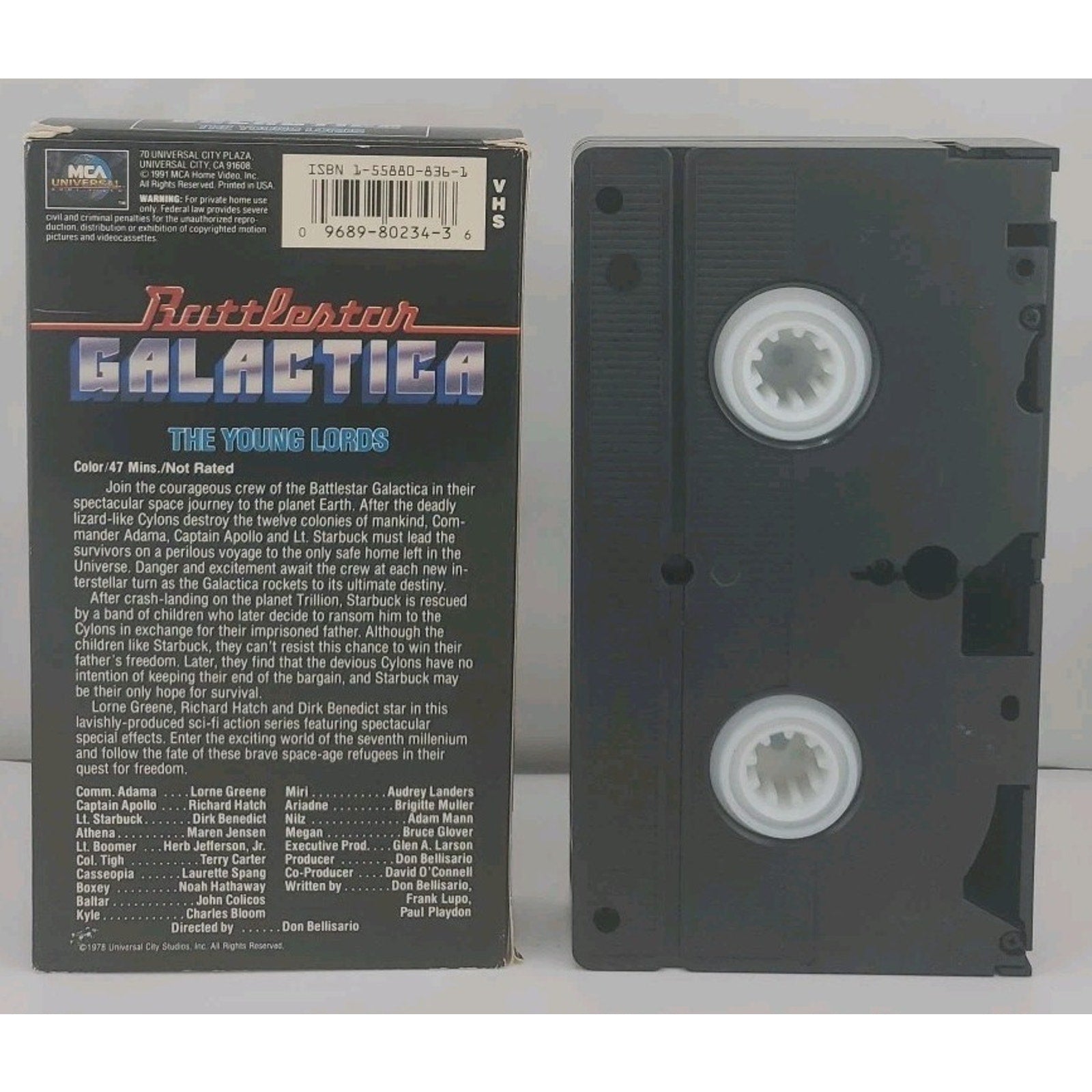 Battlestar Galactica - The Young Lords (VHS, 1996)