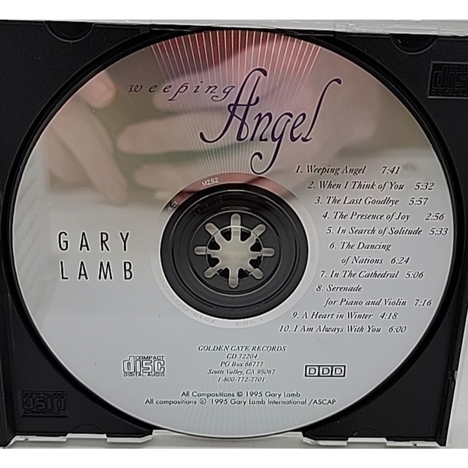 Weeping Angel by Gary Lamb (New Age) (CD, Jul-1995, Golden Gate)