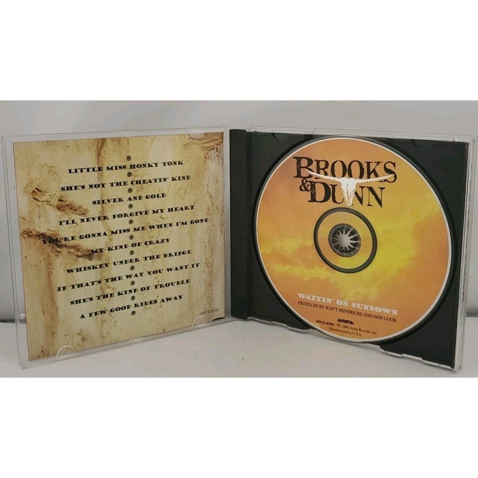 Brooks & Dunn Waitin' on Sundown by (CD, 1994, Arista)