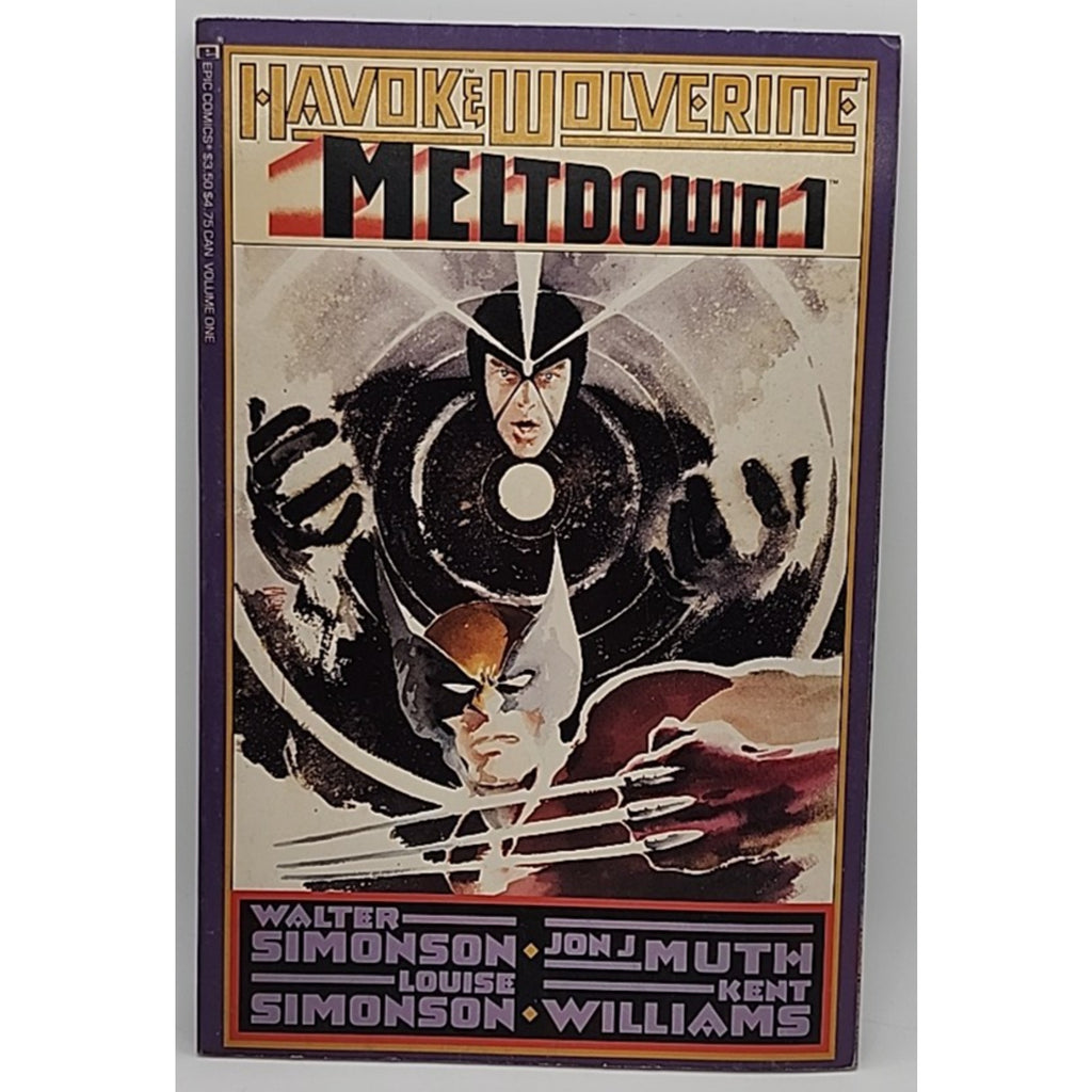 Marvel Comic Book Havok And Wolverine: Meltdown #1