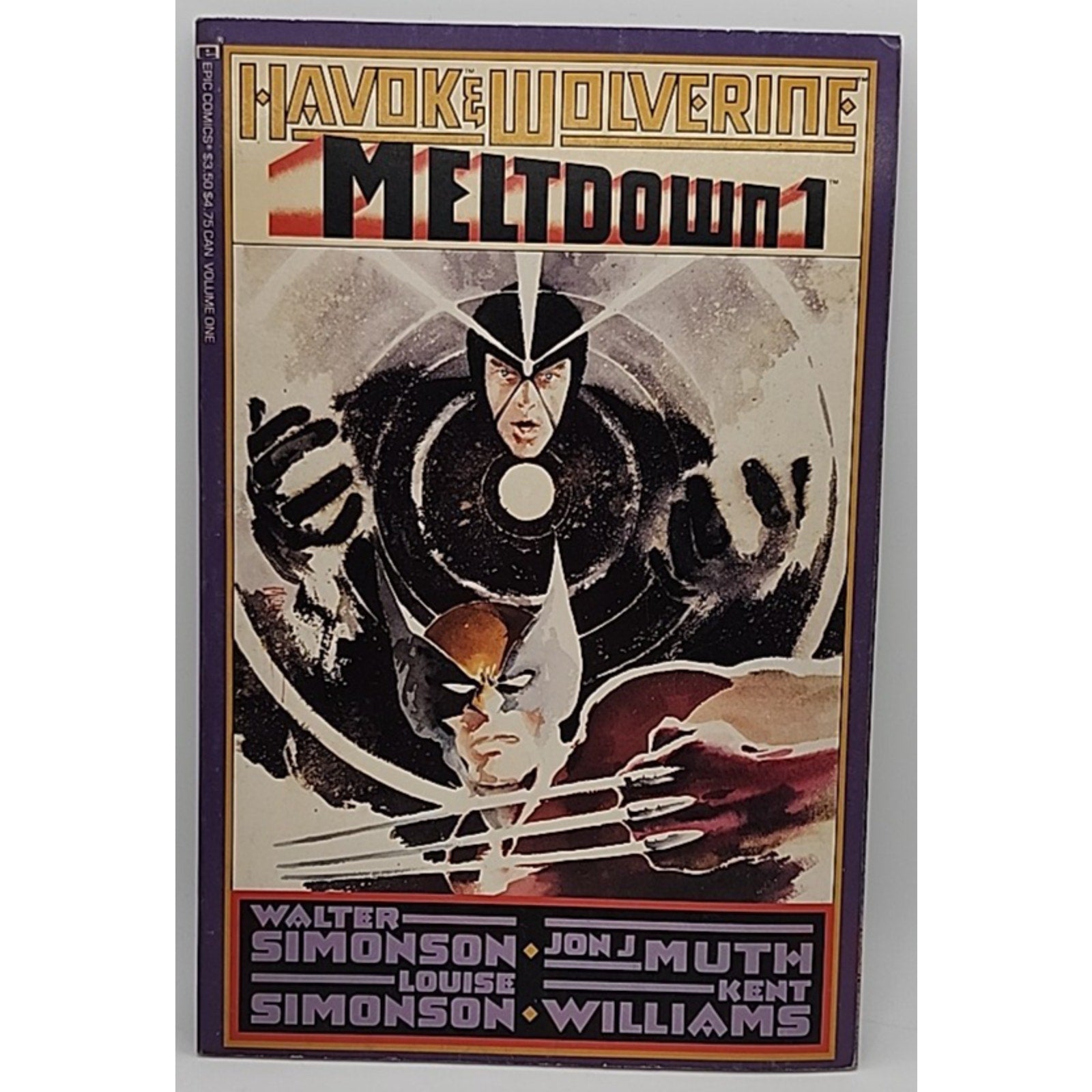 Marvel Comic Book Havok And Wolverine: Meltdown #1