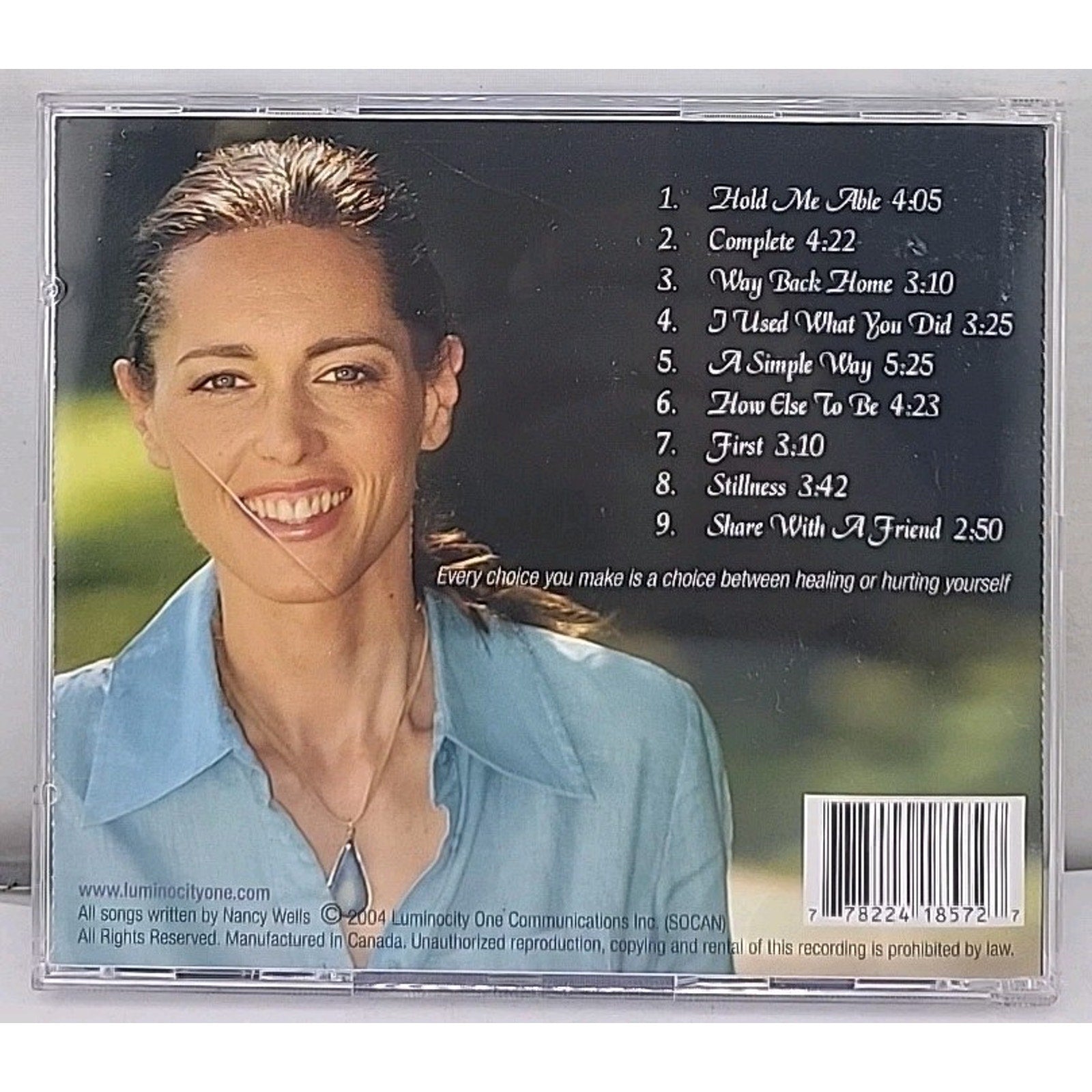 Hole Me Able By Nancy Wells (CD)