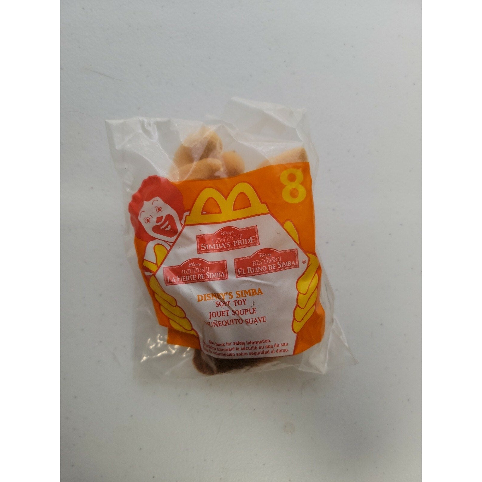 Disneys Simba Soft Toy Mcdonalds