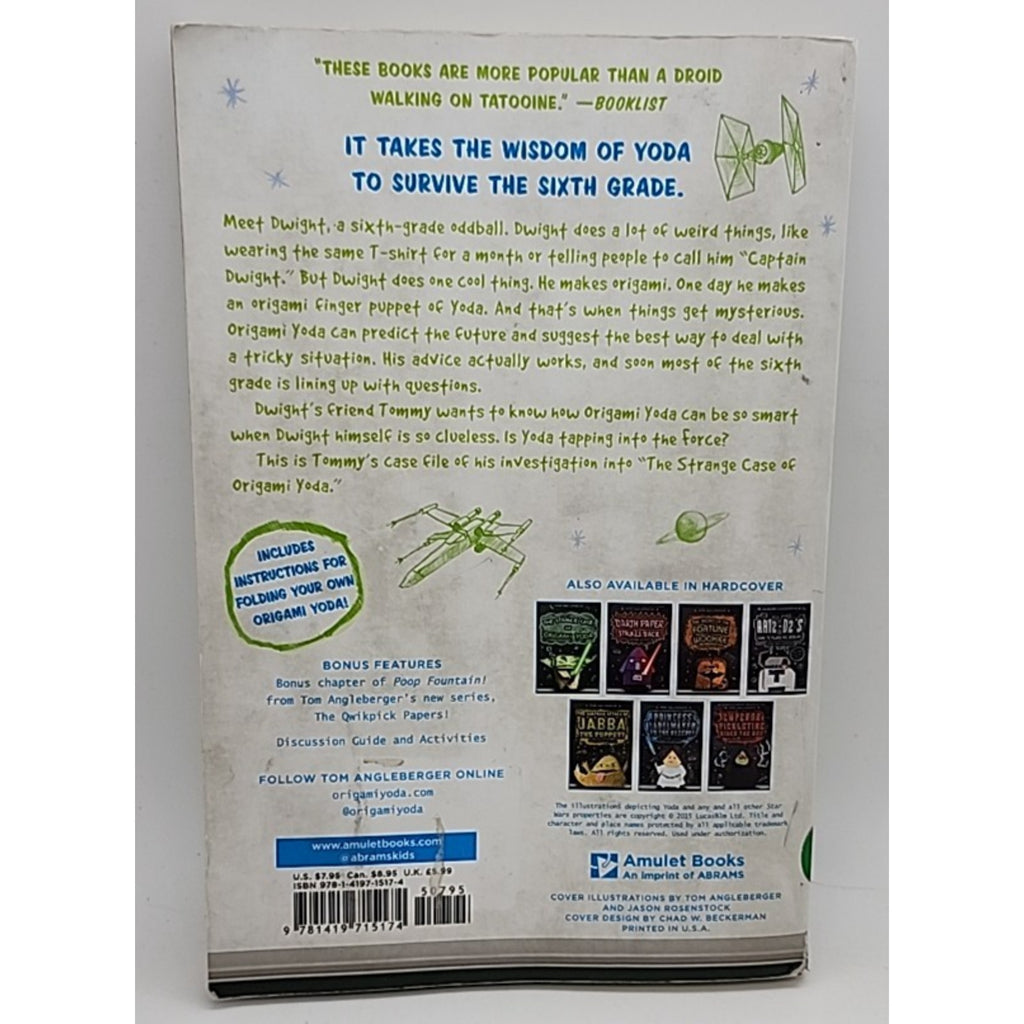 Strange Case of Origami Yoda (Origami Yoda #1) by Tom Angleberger (2015,...