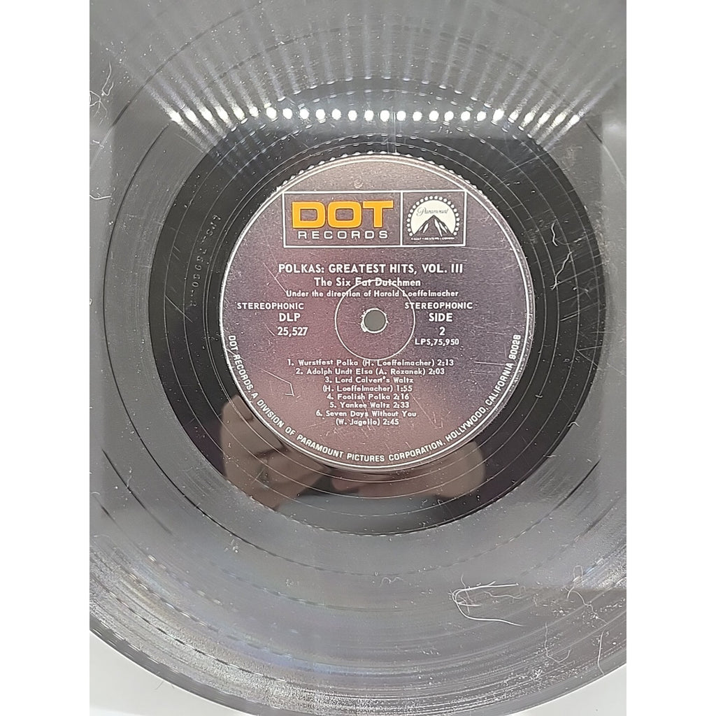 Polkas: Greatest Hits Vol III The Six Fat Dutchmen (Record)