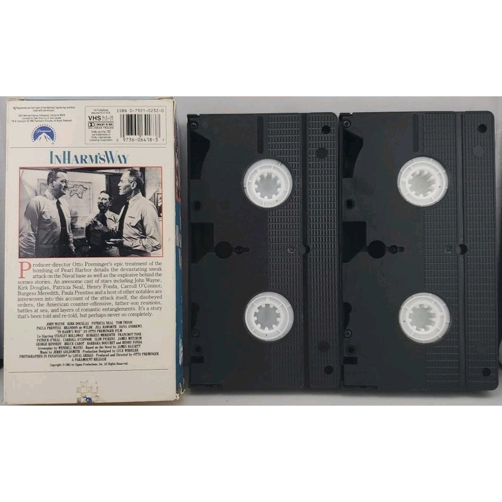 In Harms Way (VHS, 1998, 2-Tape Set)
