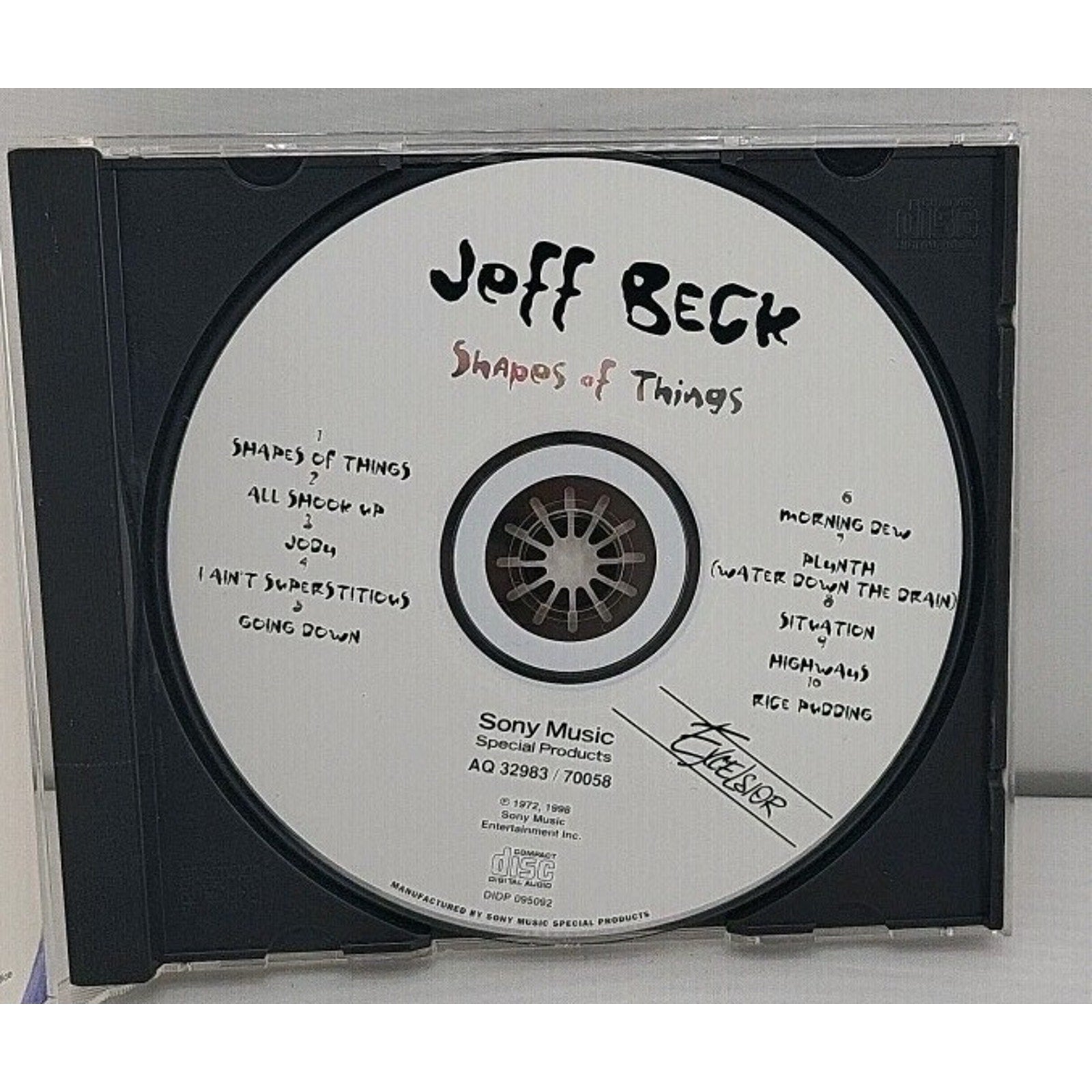 Jeff Beck Shapes of Things CD 1998