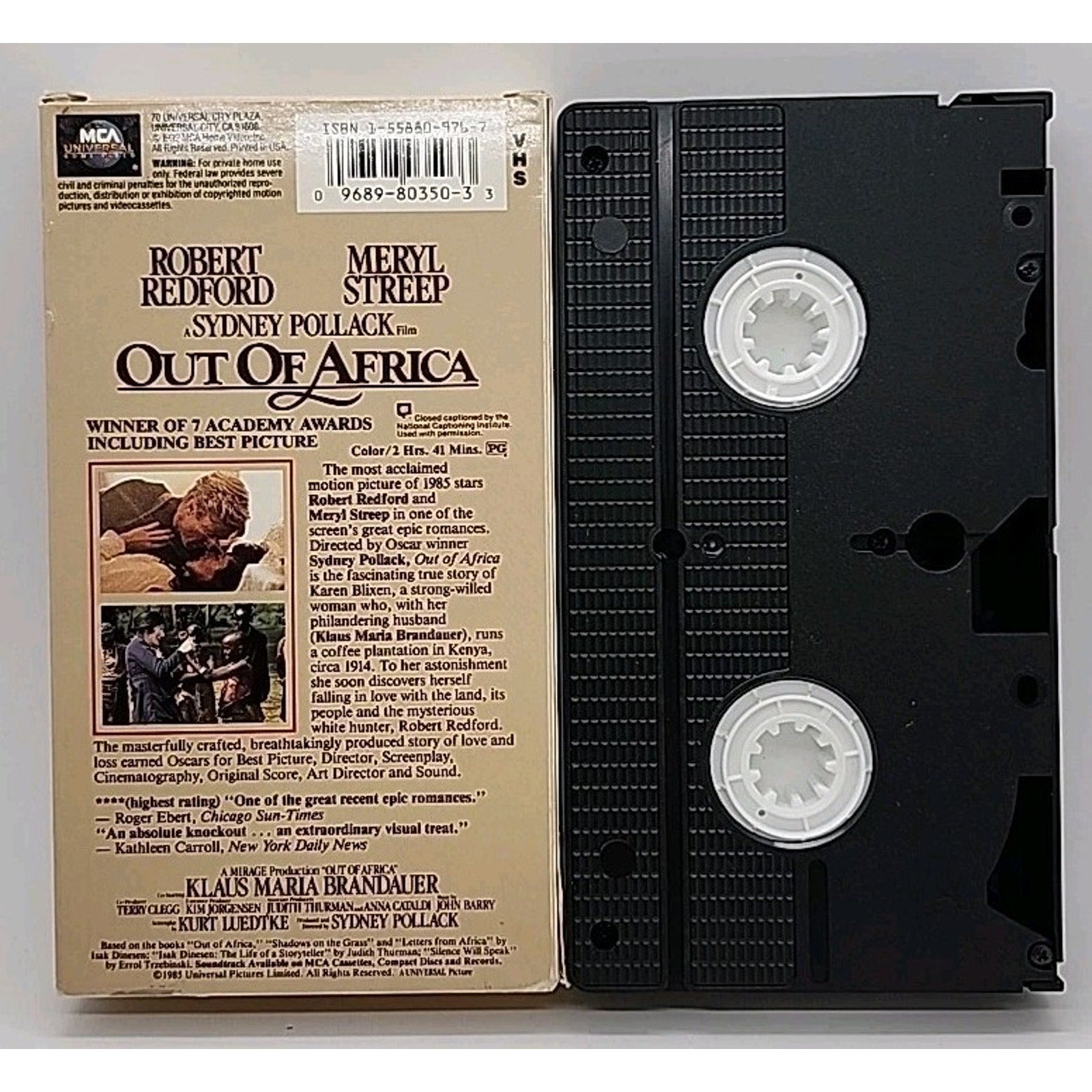 Out of Africa (VHS, 1993)