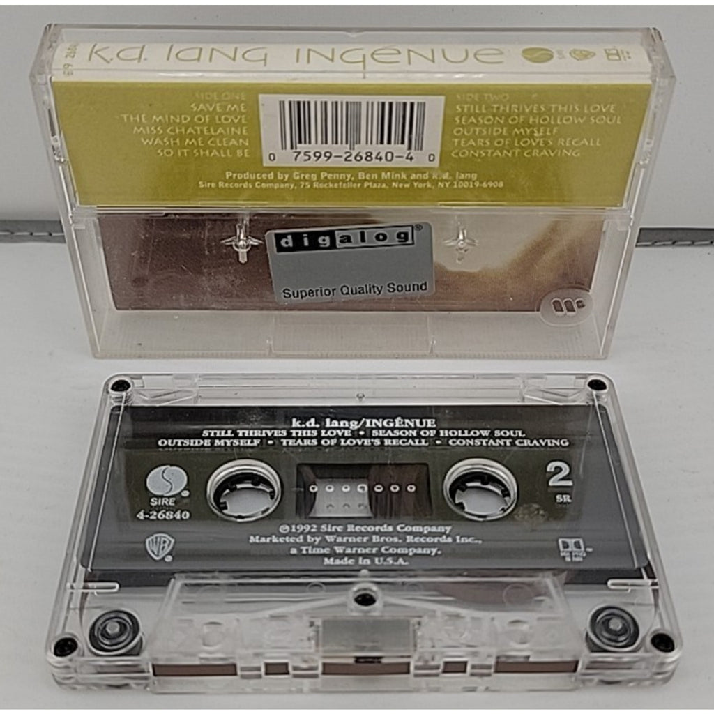 Ingénue by k.d. lang (Cassette, Mar-1992, Sire)