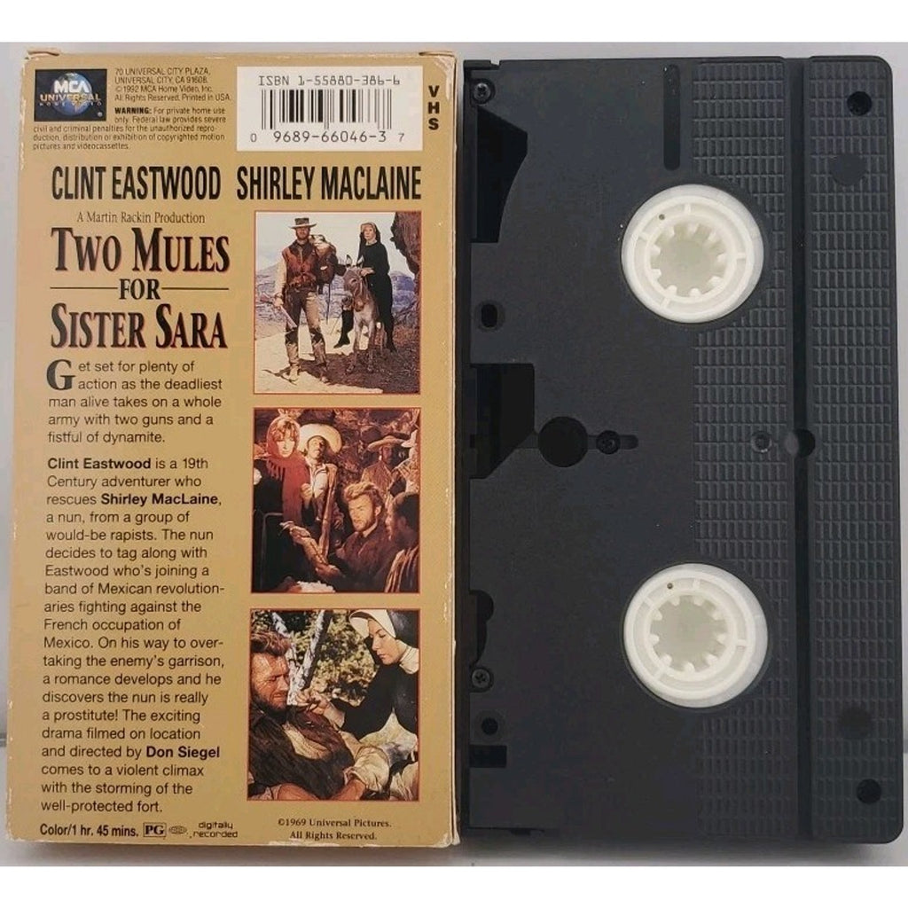 Two Mules for Sister Sara (VHS)