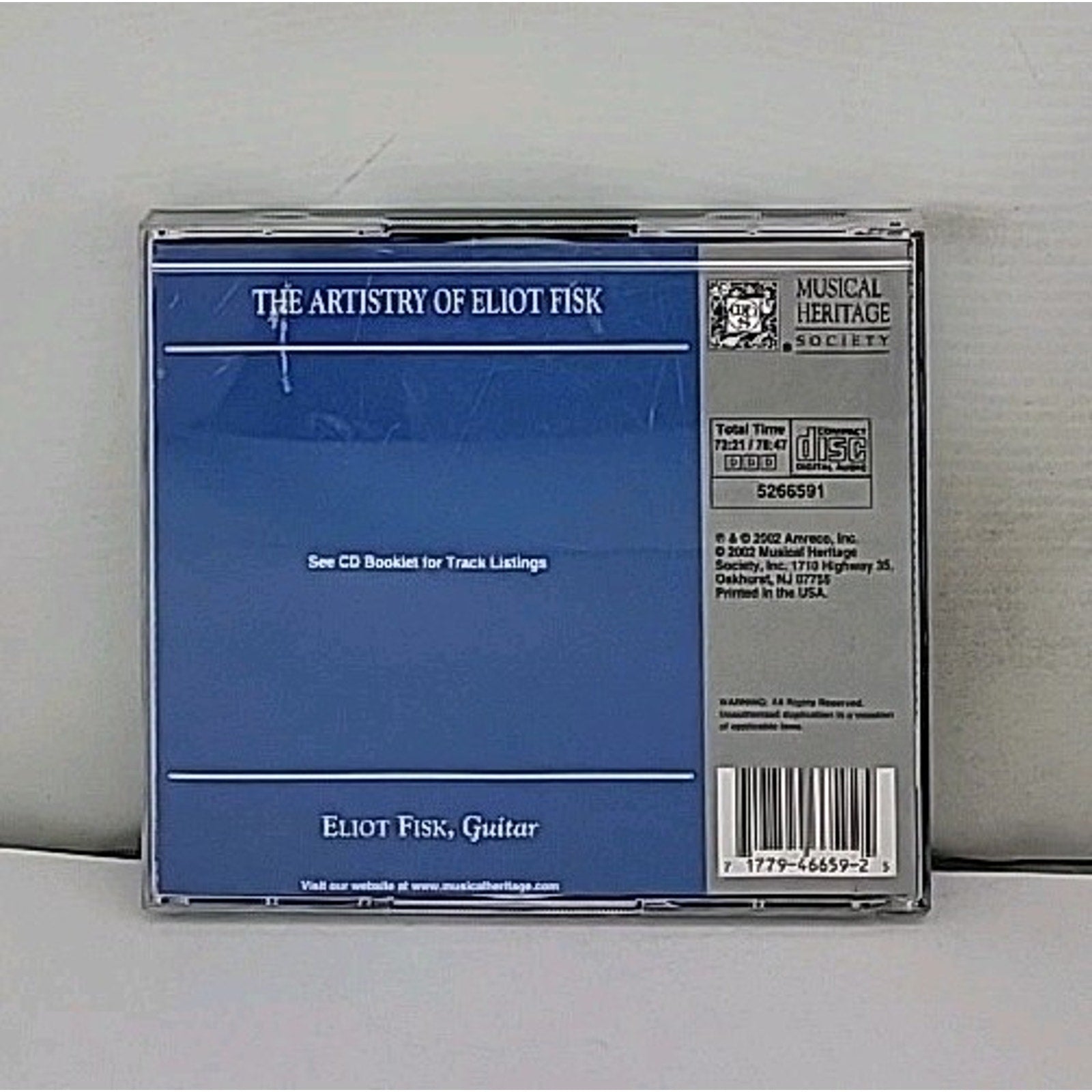 Artistry of Eliot Fisk by Eliot Fisk (CD, 2003)