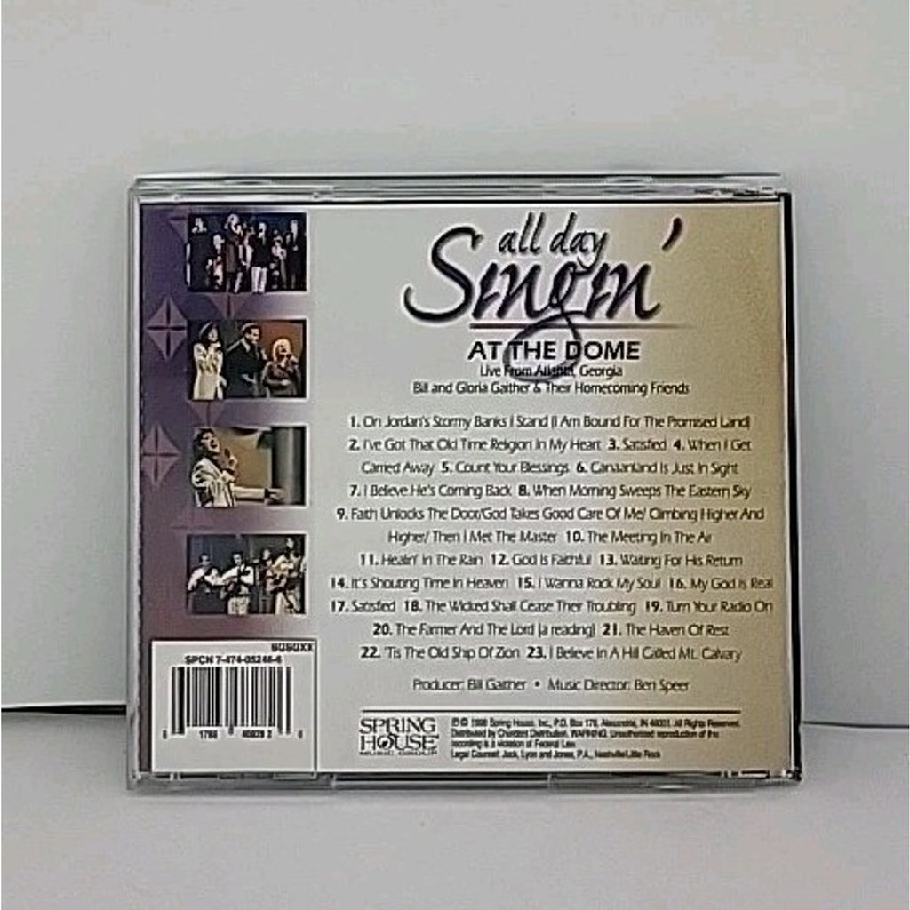 Vol. 2-All Day Singin' at the by Bill & Gloria Gaither (CD, 1998)