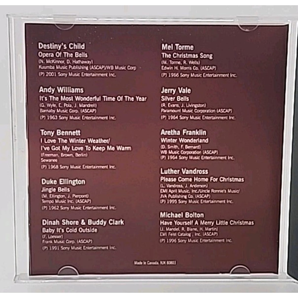 CD Making Spirits Bright Holiday Favorites Andy Williams Tony Bennett 2002 (CD)