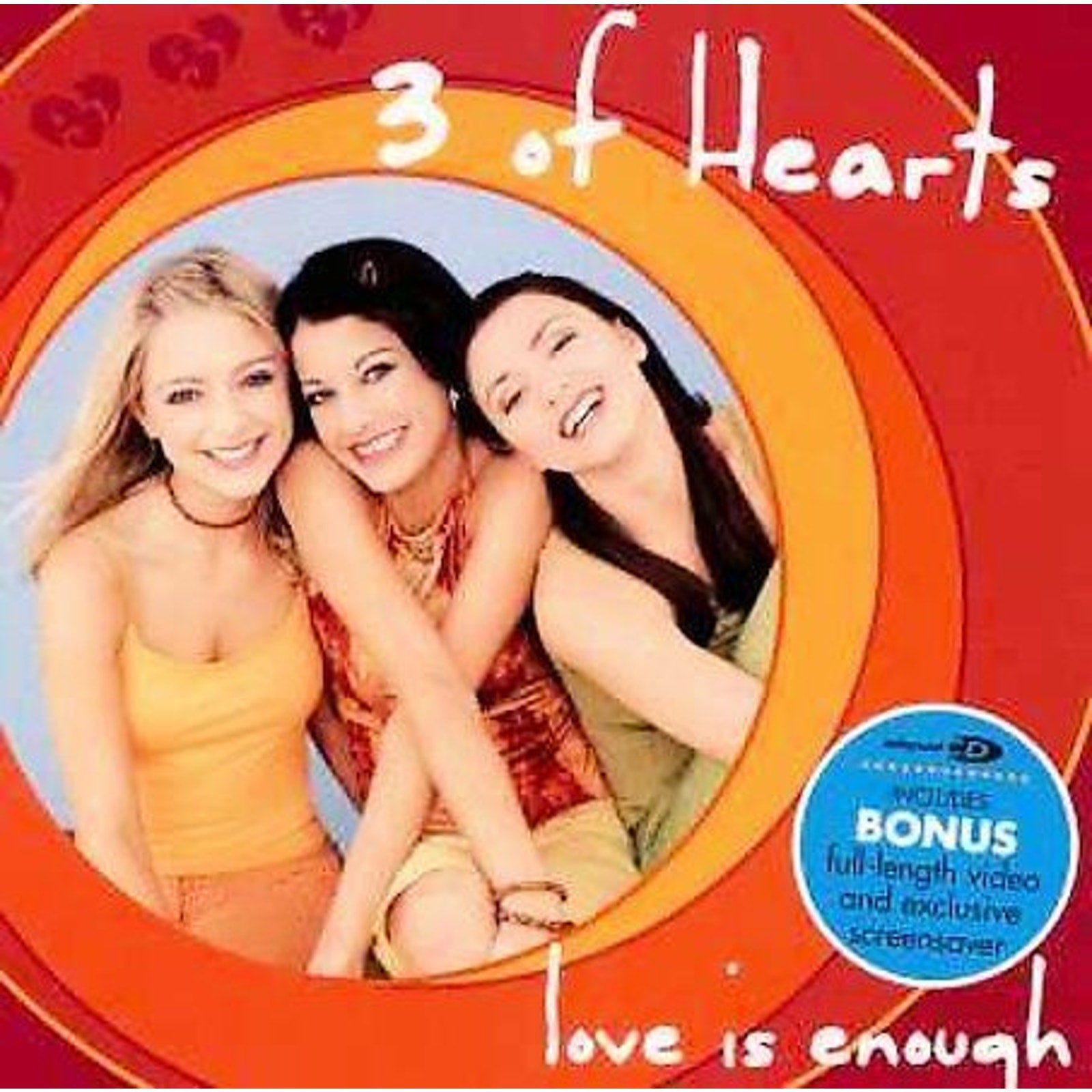 Love Is Enough [Single] by 3 of Hearts (CD, Mar-2001, RCA)