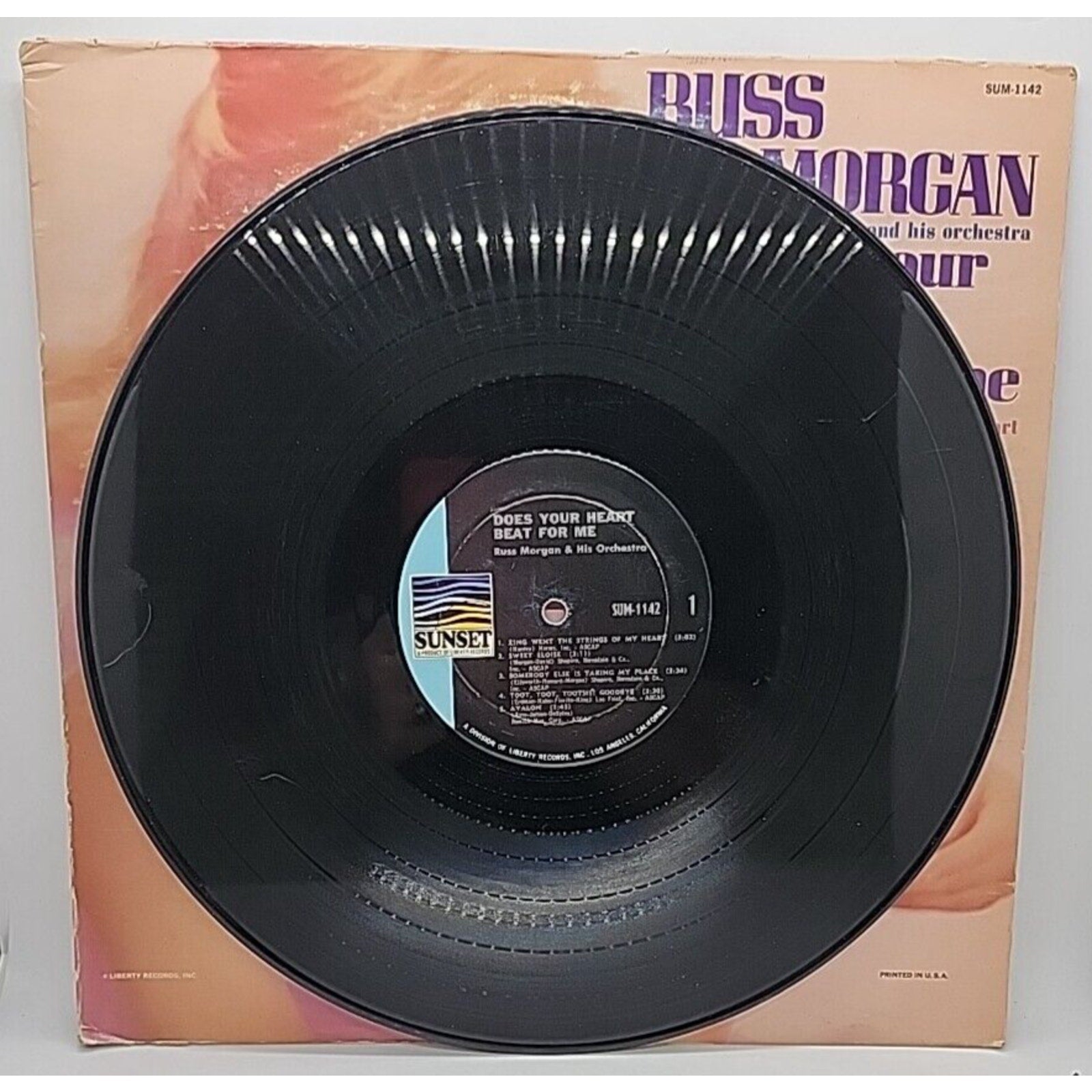 Russ Morgan "Does Your Heart Beat For Me" Sunset Records SUM 1142 (Record)