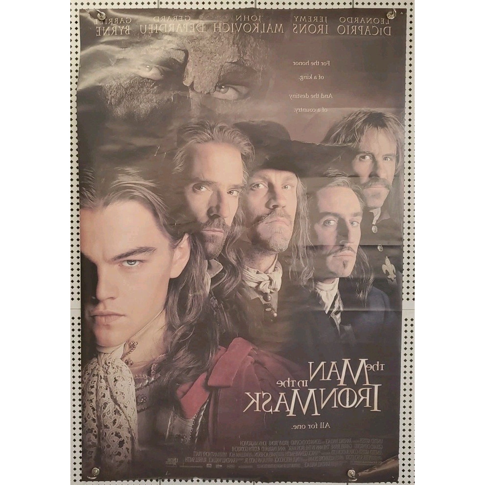 The Man In The Iron Mask (1998) Original Rolled SS Movie Poster 27x40