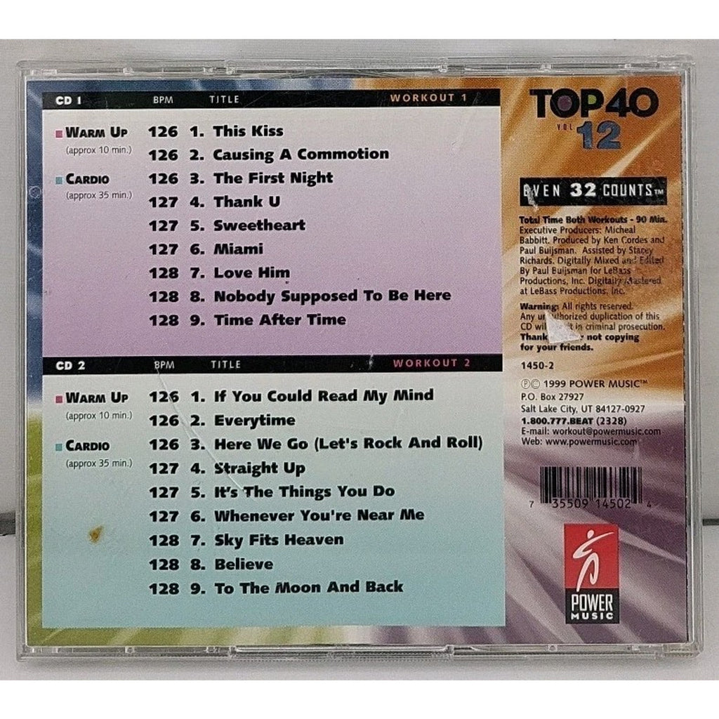 Top 40 Vol 12 Step CD