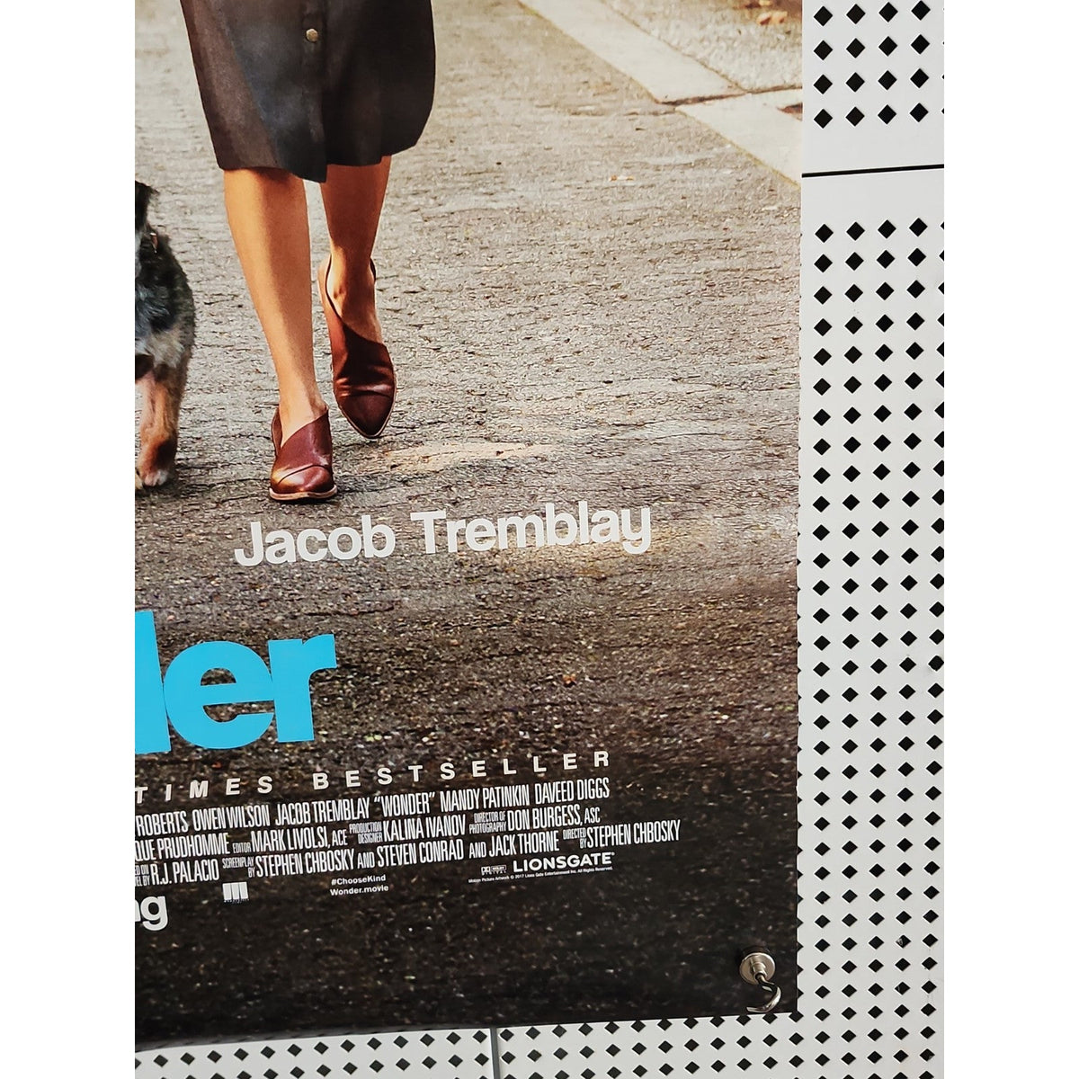 Wonder 2017 Original Movie Poster 27x40, DOUBLE SIDED ROLLED