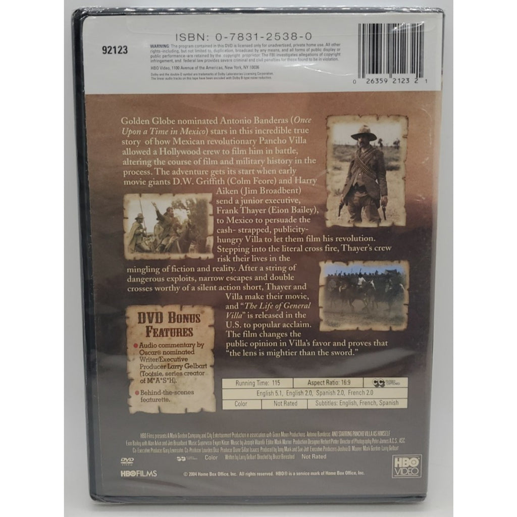 And Starring Pancho Villa As Himself (DVD, 2003) *Brand New*