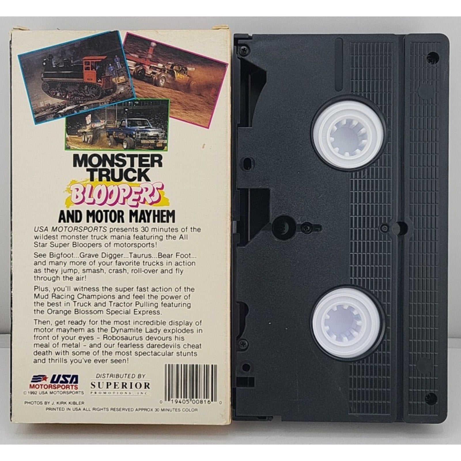 Monster Truck Bloopers (VHS, 1995)