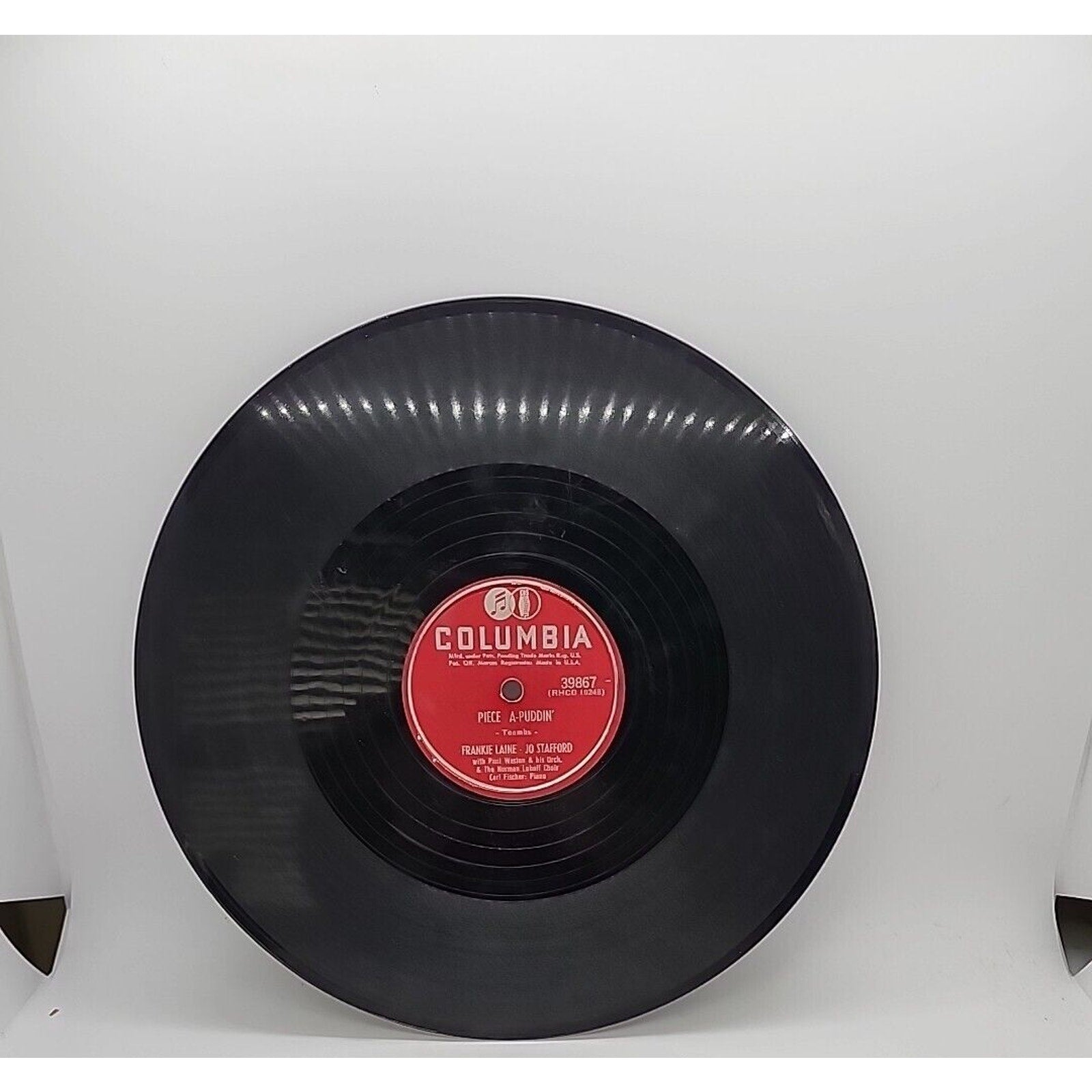 Jo Stafford & Frankie Laine - Tonight We're Setting The Woods On Fire (Record)