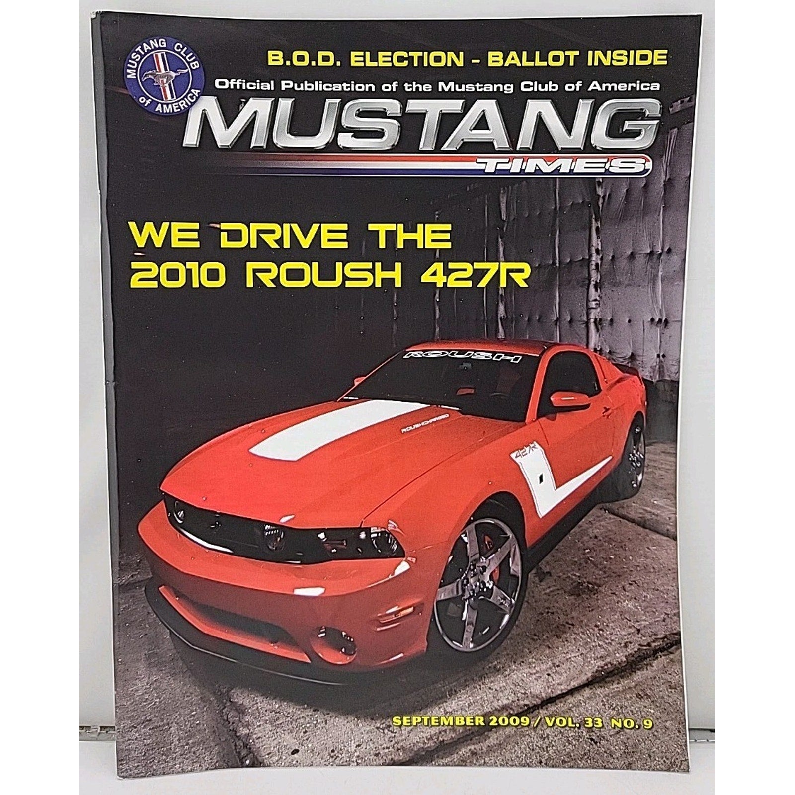 Mustang Times Magazine September 2009 Vol. 33 No. 9