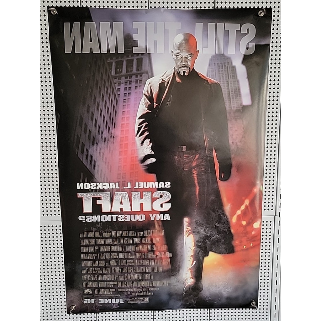 Shaft Movie Poster D/S Original 27x40 Samuel L. Jackson Williams 2000