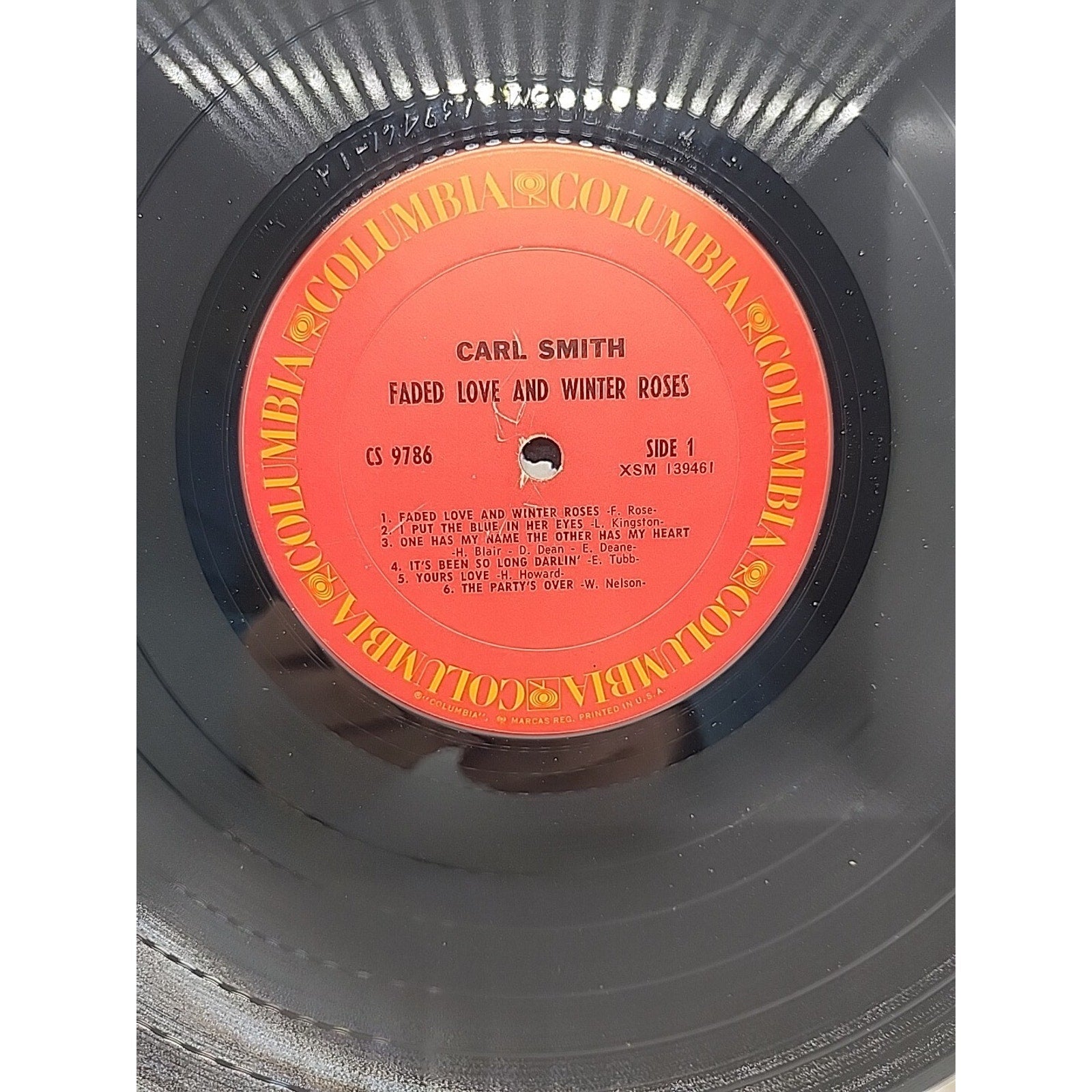 Faded Love And Winter Roses Carl Smith (Record)