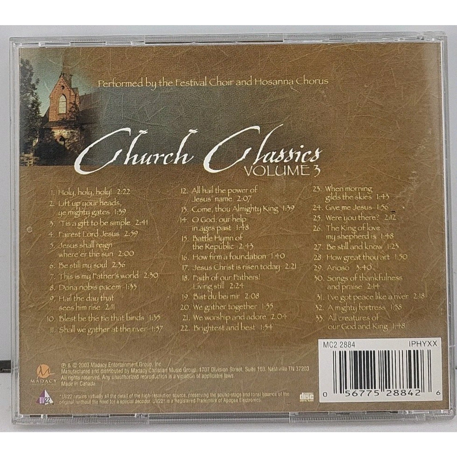 Church Classics by Steven Anderson (CD, 2003)