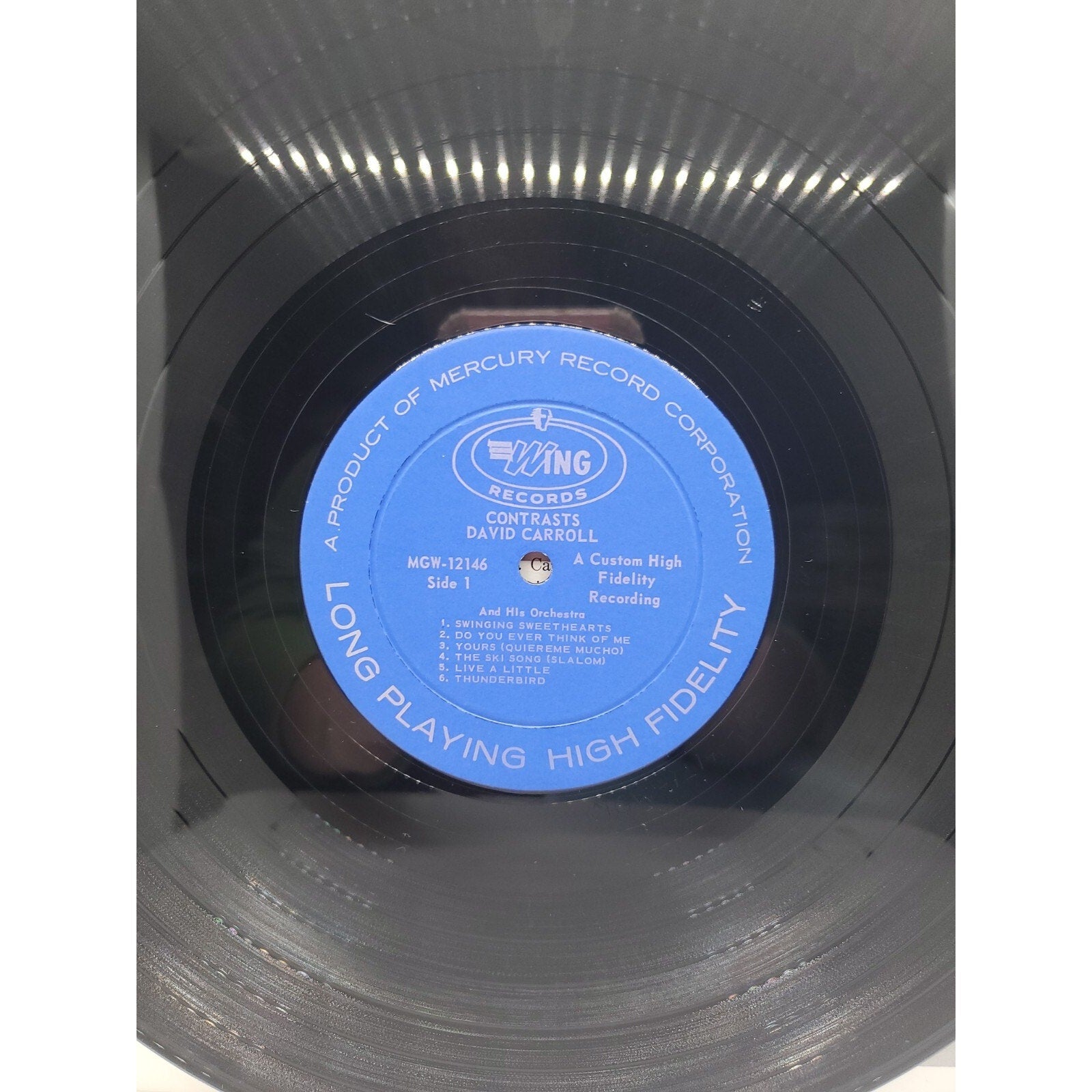 David Carroll and His Orchestra "Contrasts" (Record)