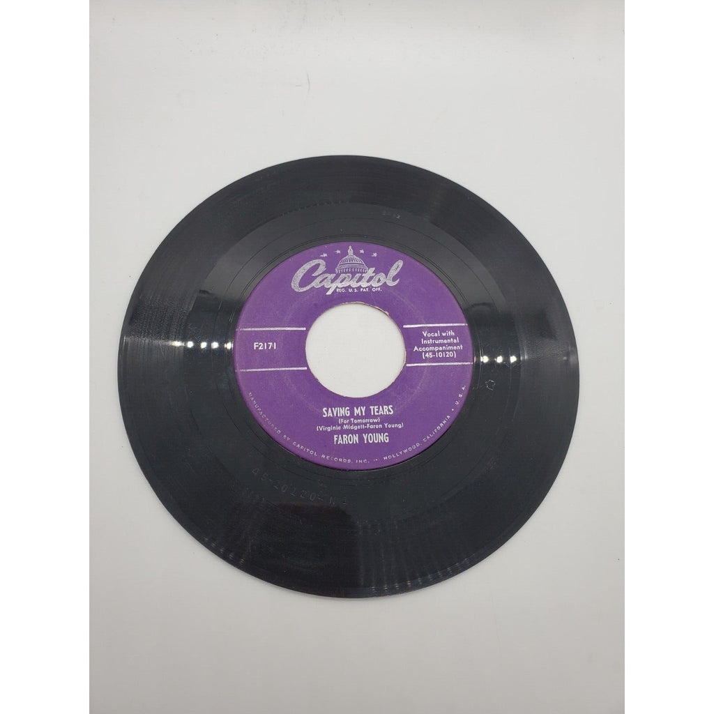 Faron Young - Saving My Tears/What Can I Do With My Sorrow