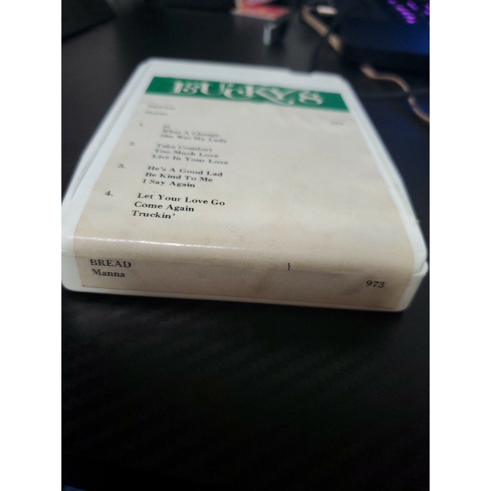 BREAD Manna 8 Track Tape