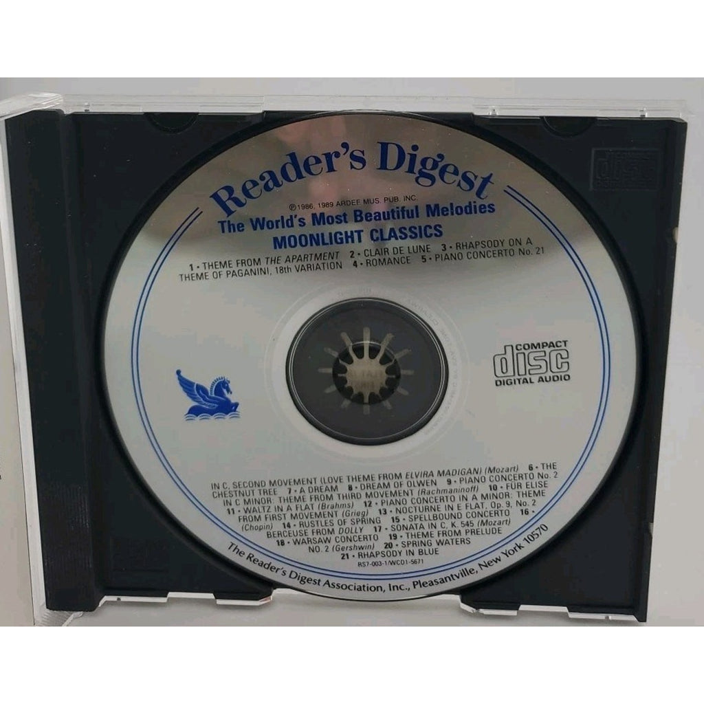 Reader's Digest The World's Most Beautiful Melodies Moonlight Classics CD 1989