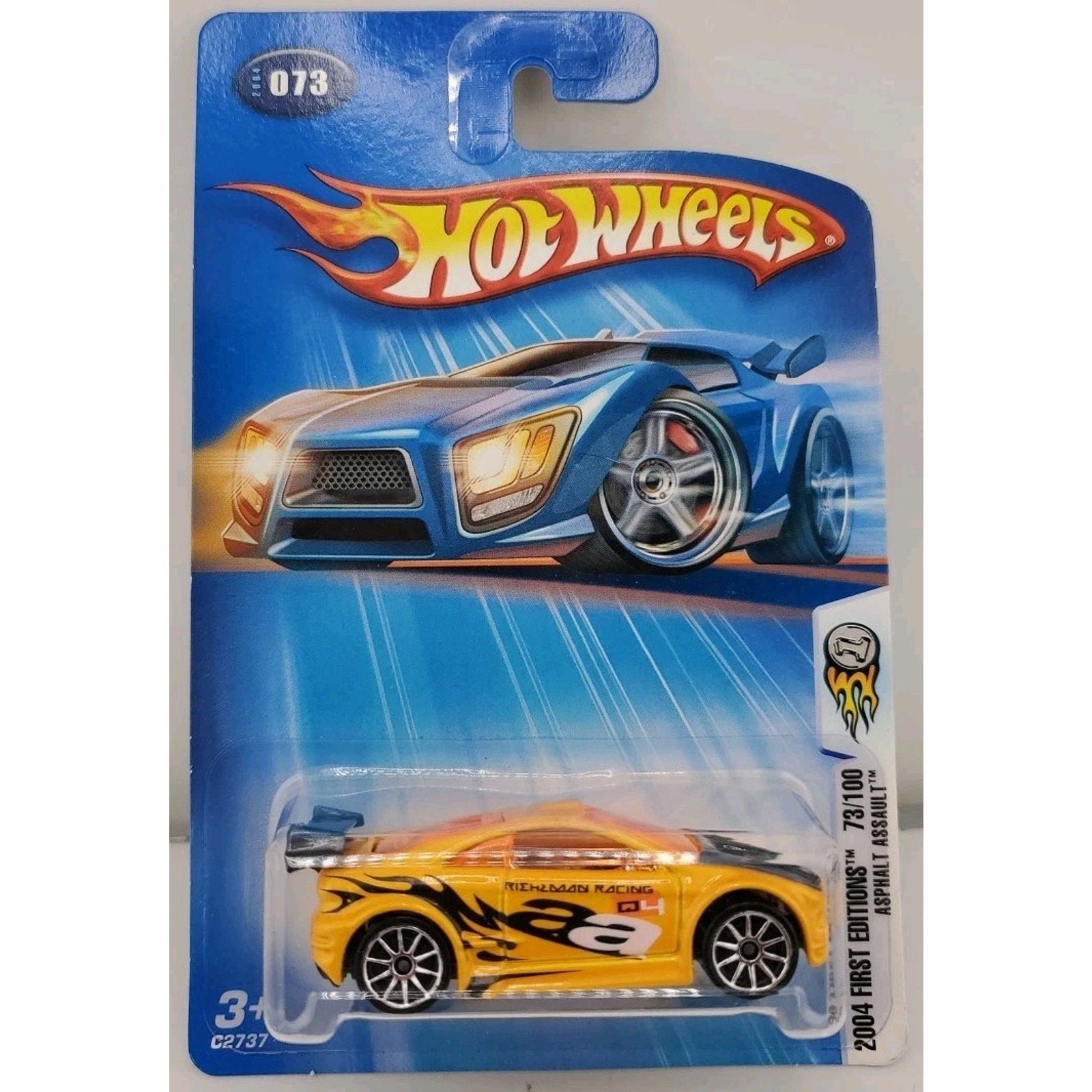 Hot Wheels 2004 First Editions #073 Ashphalt Assault #73/100 Yellow