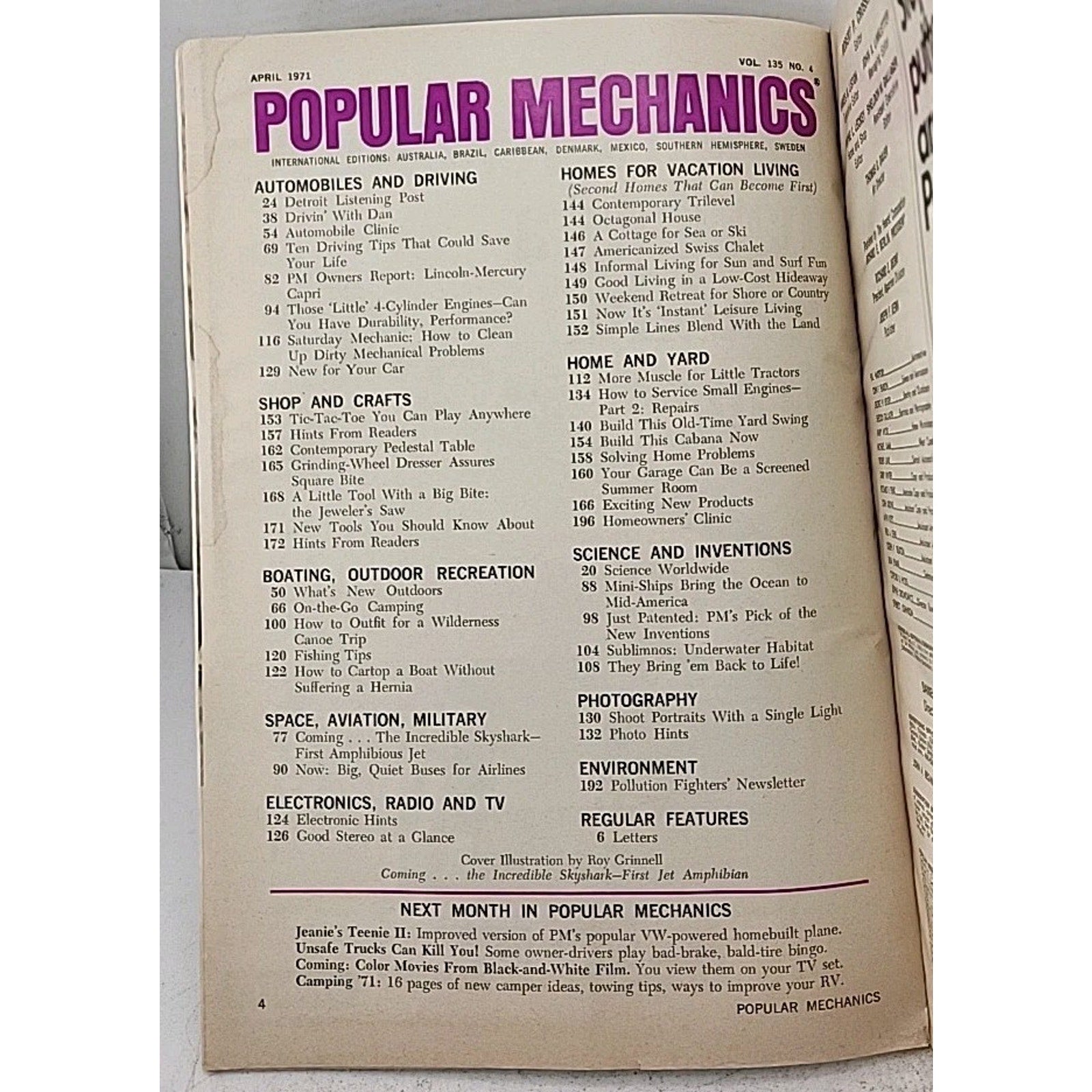 Popular Mechanics - April 1971 - Vol. 135 No. 4