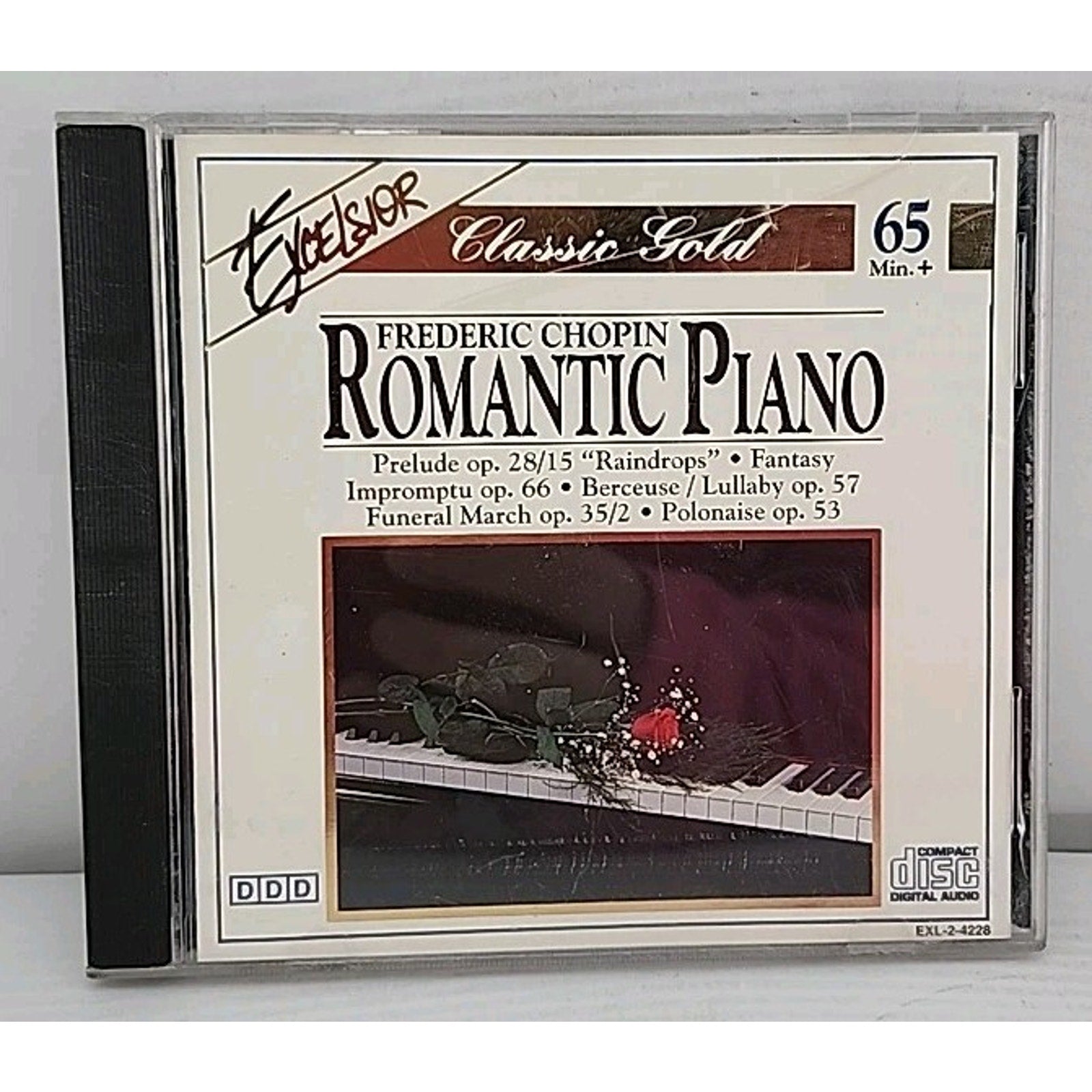 Frederic Chopin Romantic Piano CD 1993 Excelsior Classic Gold Prelude Fantasy Im