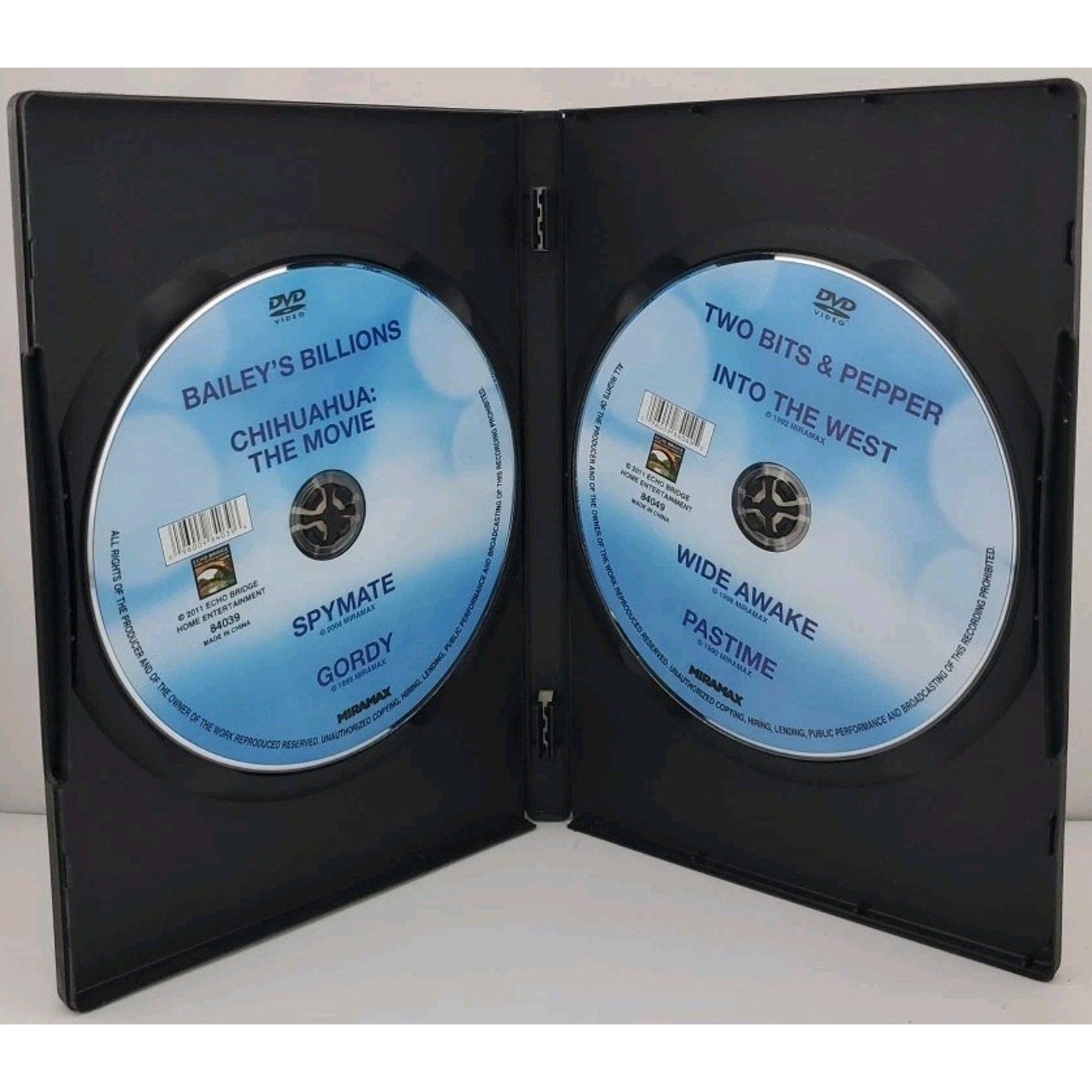 8 Movie Family Pack (DVD, 2012, 2-Disc Set)