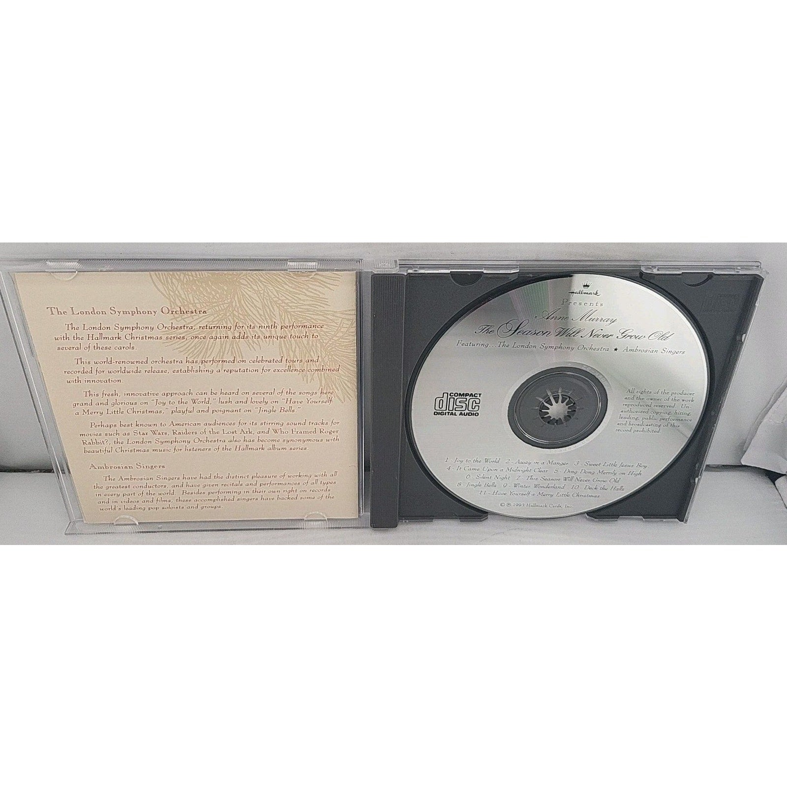 The Season Will Never Grow Old by Anne Murray (CD, 1993, Hallmark)