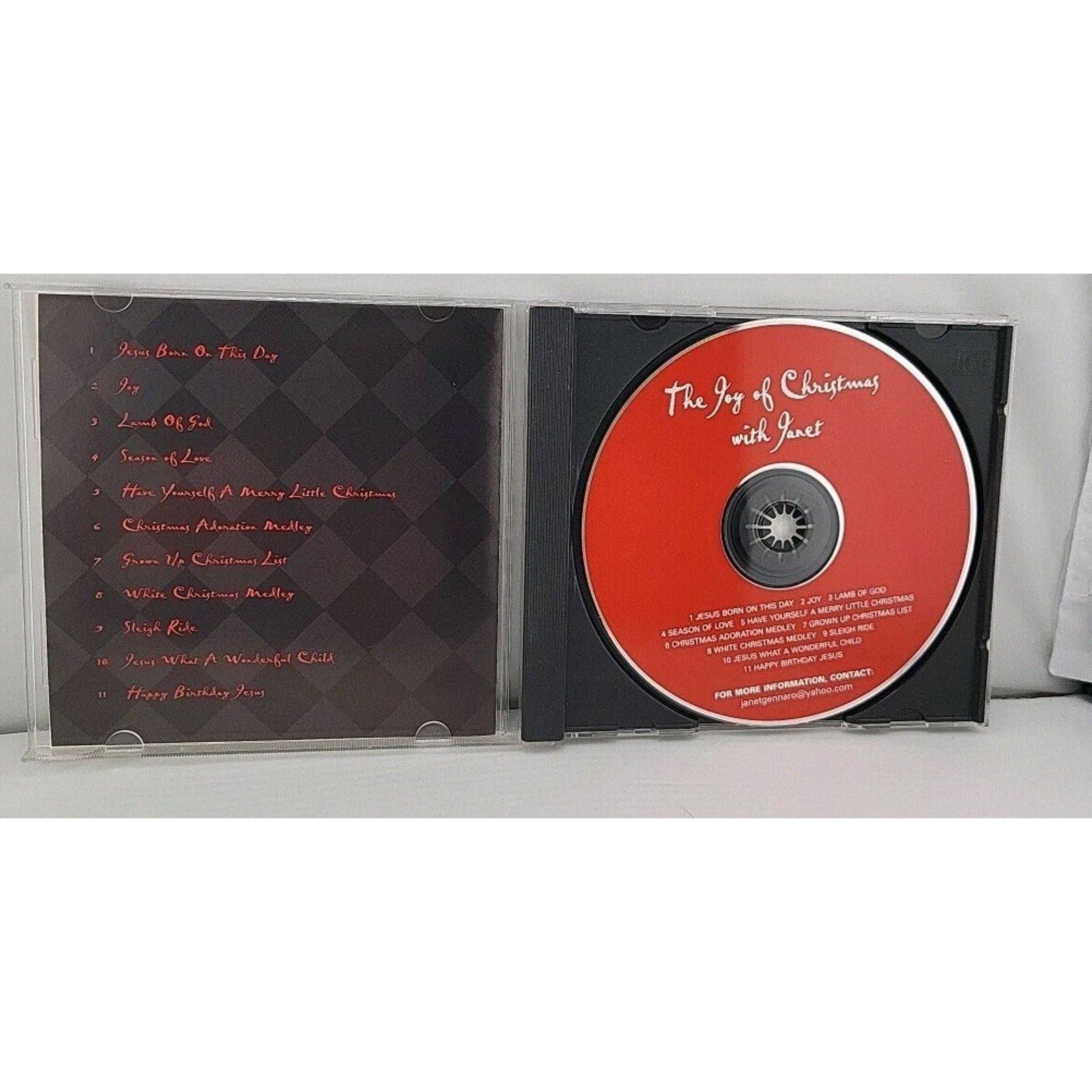 The Joy Of Christmas With Janet CD