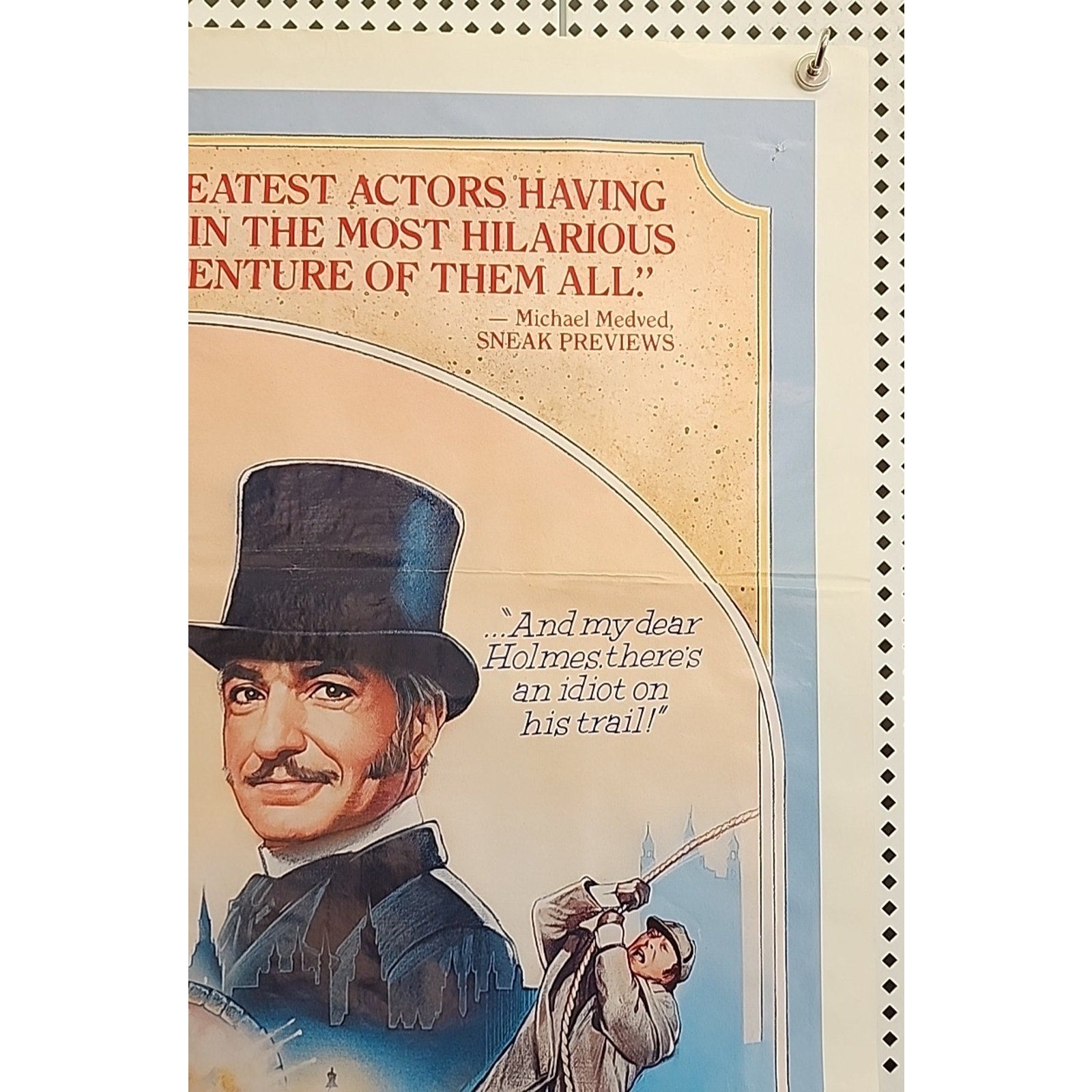Without A Clue - Original Movie Poster - 27x41 - 1989 Michael Caine Ben Kingsley
