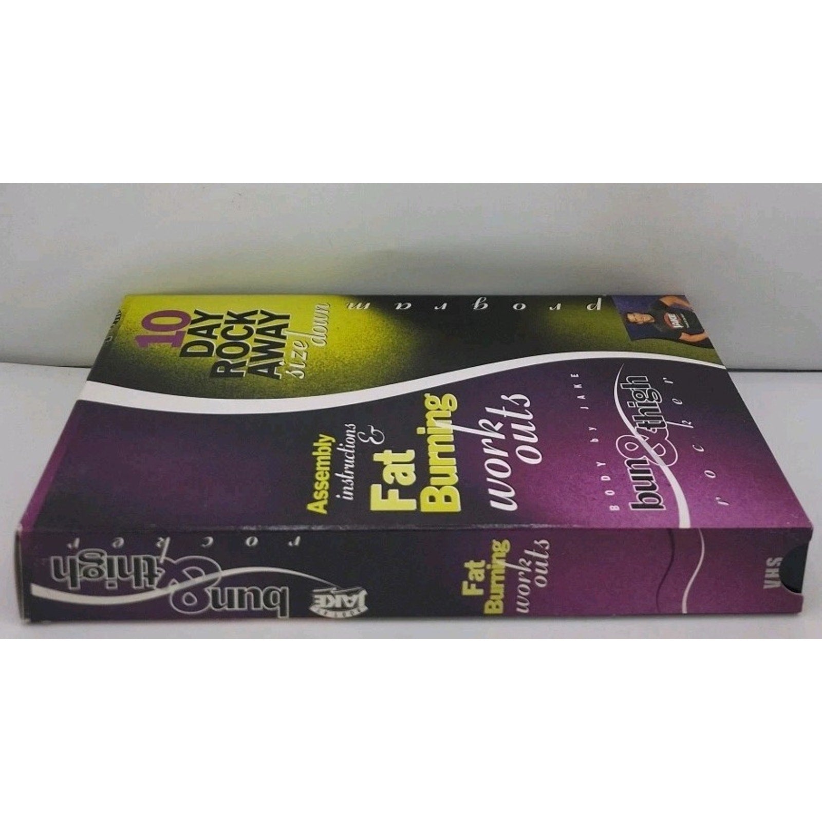 Body By Jake VHS Bun & Thigh Rocker 10 Day Rock Away Size Down