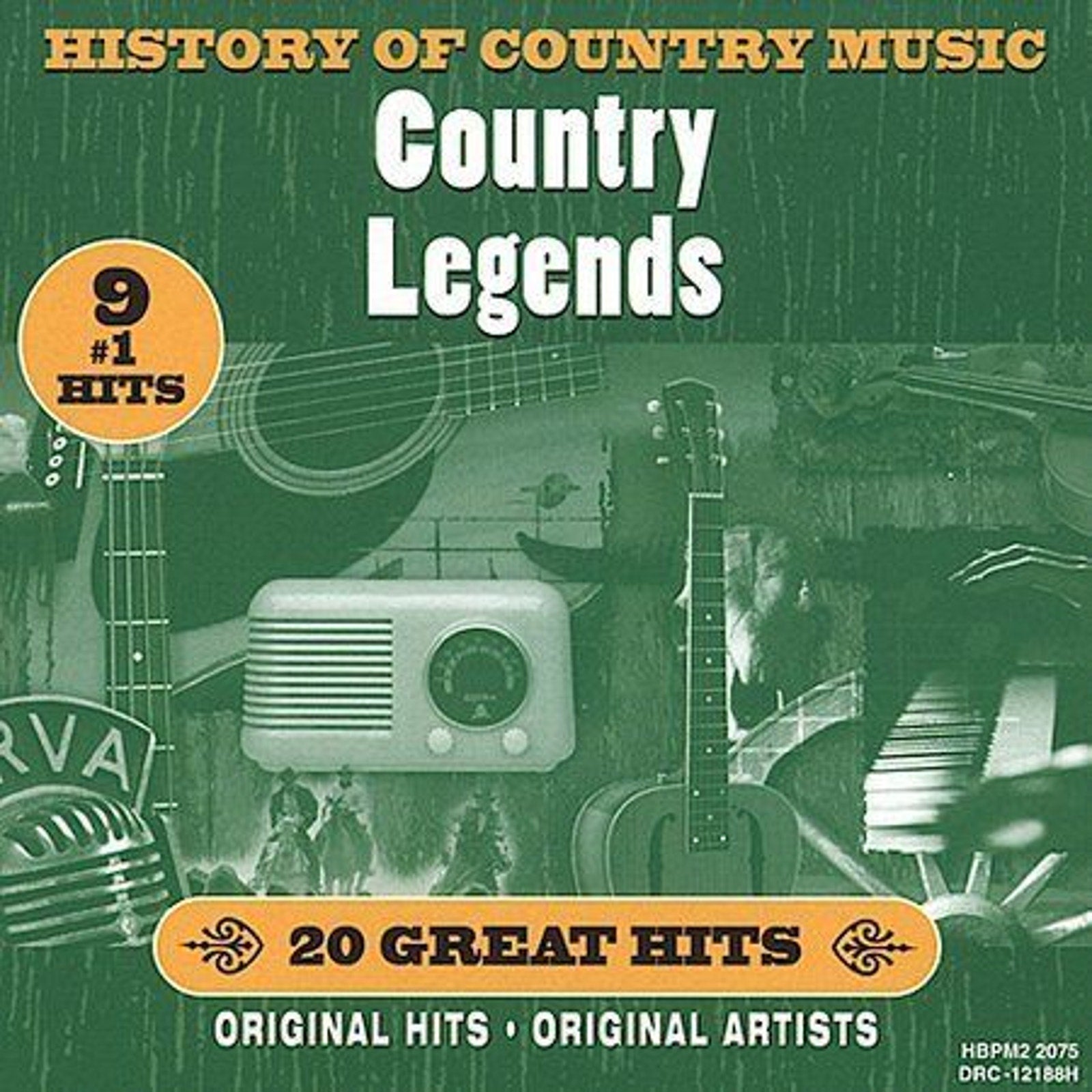 History of Country Music: Country Legends by Various Artists (CD, Nov-2000,...