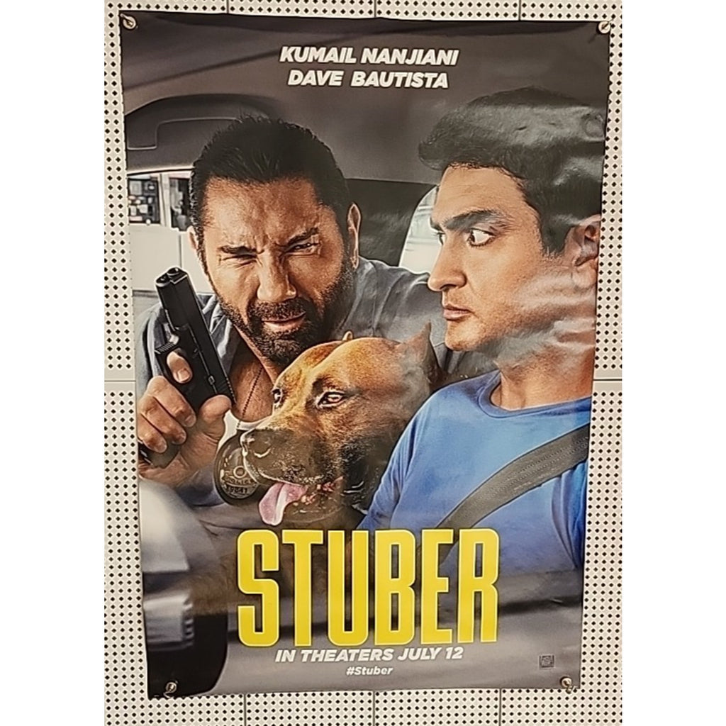 Stuber Movie Poster 2 Sided Original Advance 27x40 Dave Bautista Kumail Nanjiani