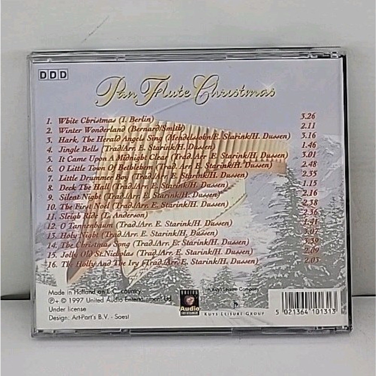Pan Flute Christmas Music CD Holiday Instrumental Album