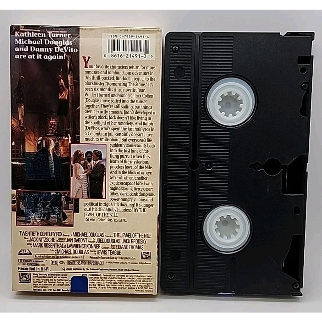 The Jewel of the Nile (VHS, 1997)