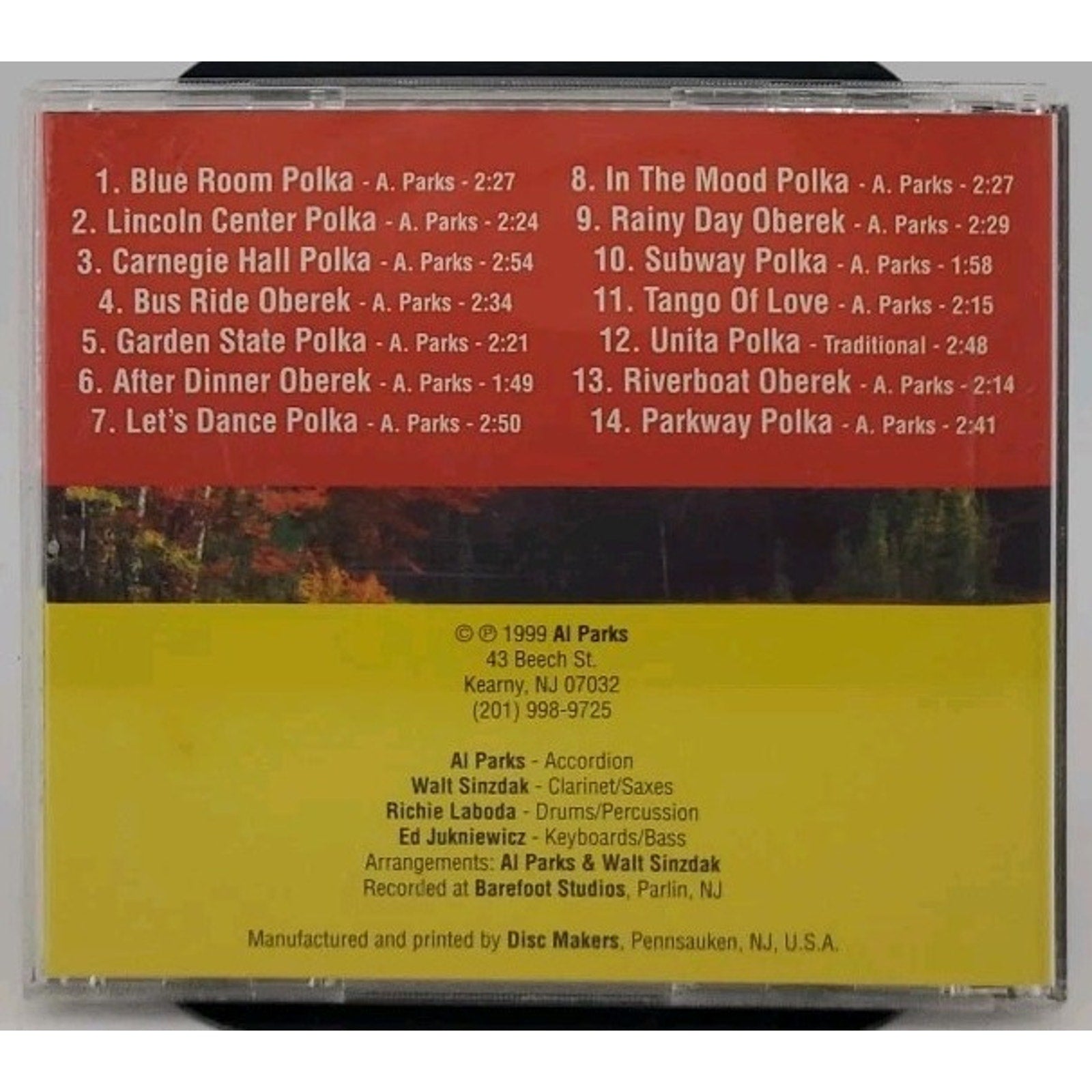 The Al Parks Orchestra - In A Polka Mood CD
