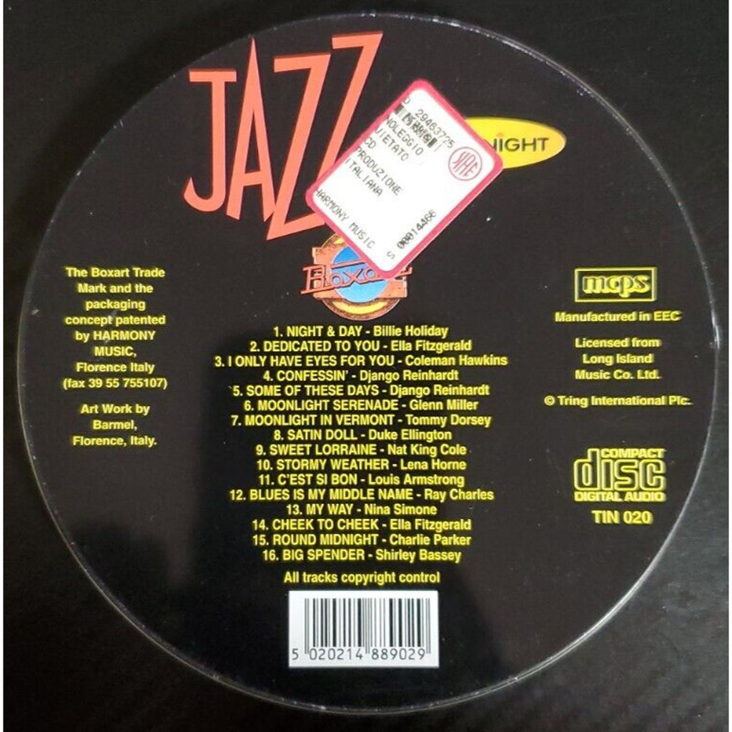 Jazz in the Night - Various Music CD Tring TIN 020 Italy Tin Case