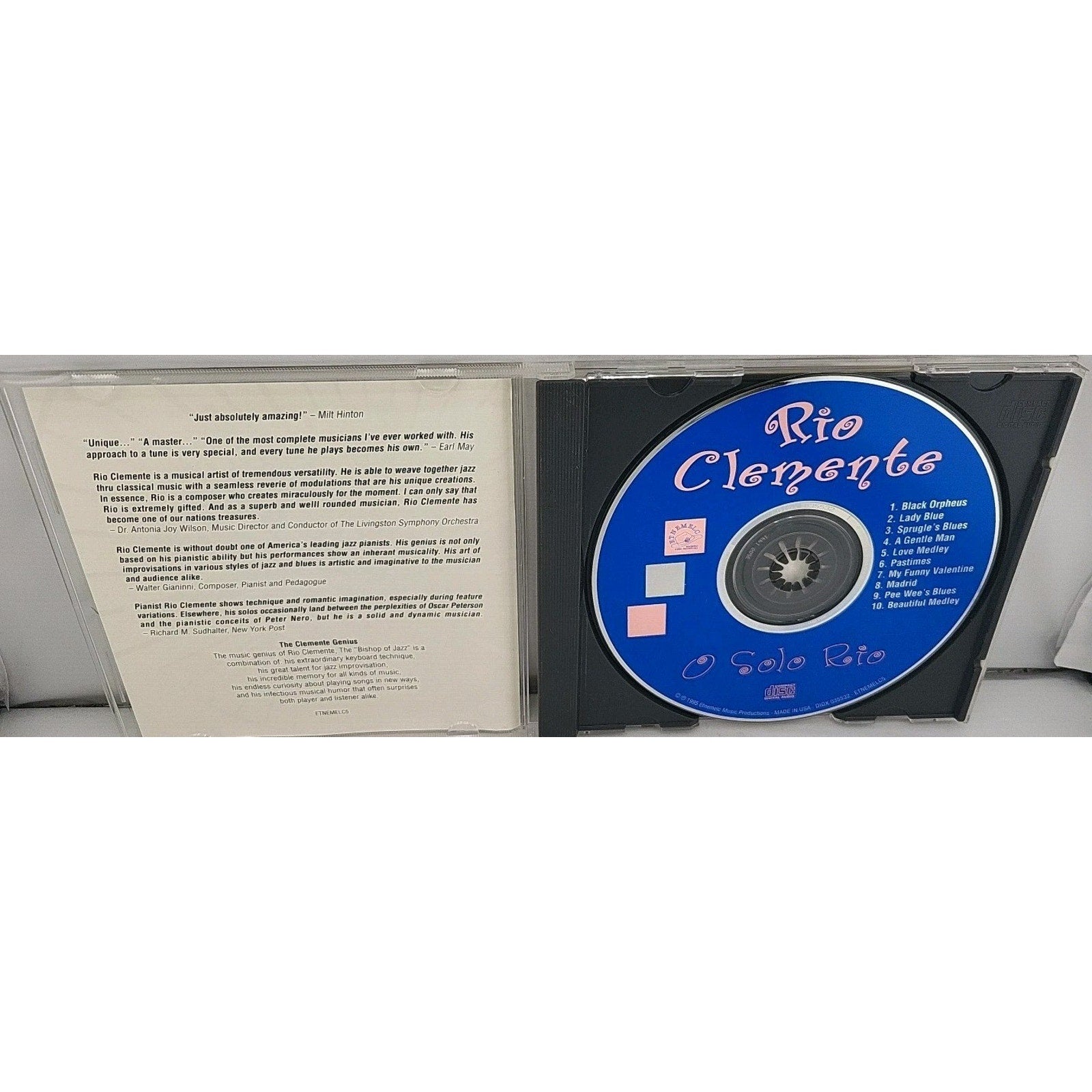 Rio Clemente - O Solo Rio CD
