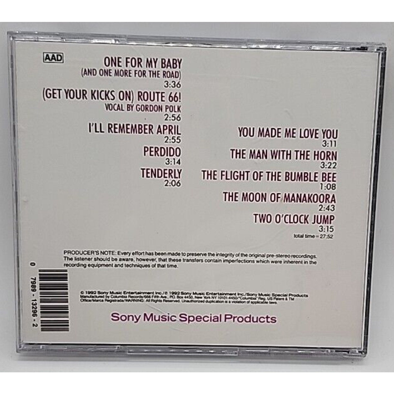 The Beat of the Big Bands by Harry James/Benny Goodman (CD, 1992, Sony Music...